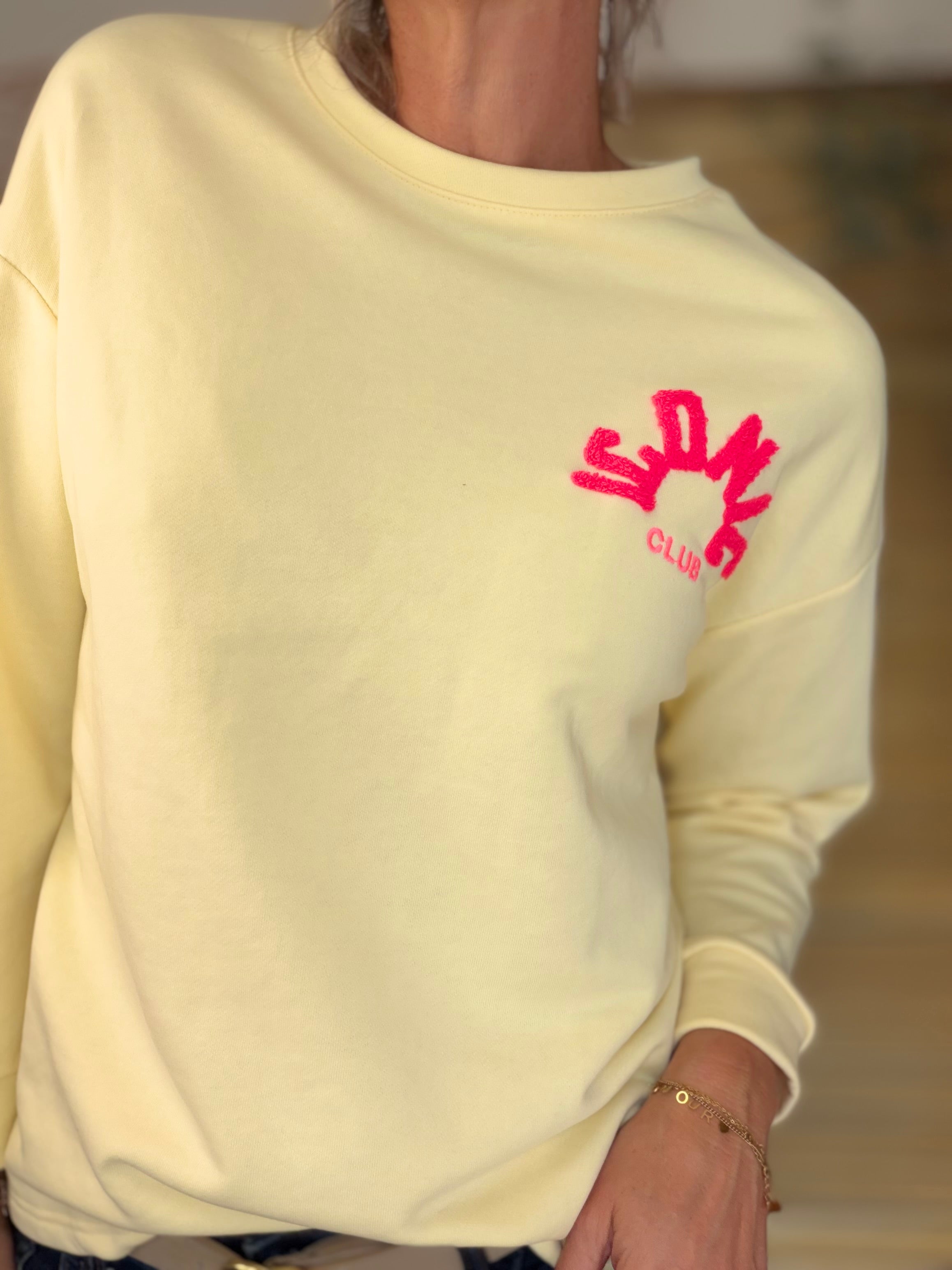 Sweat ICONIC multicolore - NORA Jaune