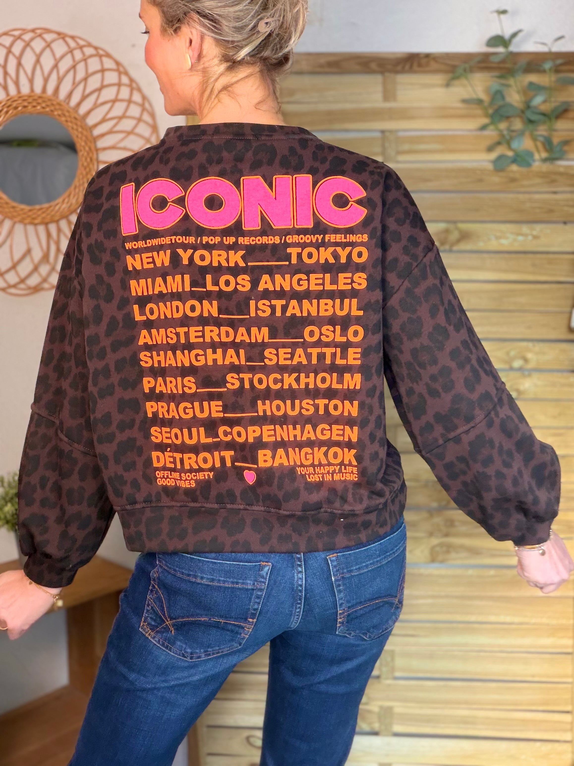 Sweat Léo Choco ICONIC NINON