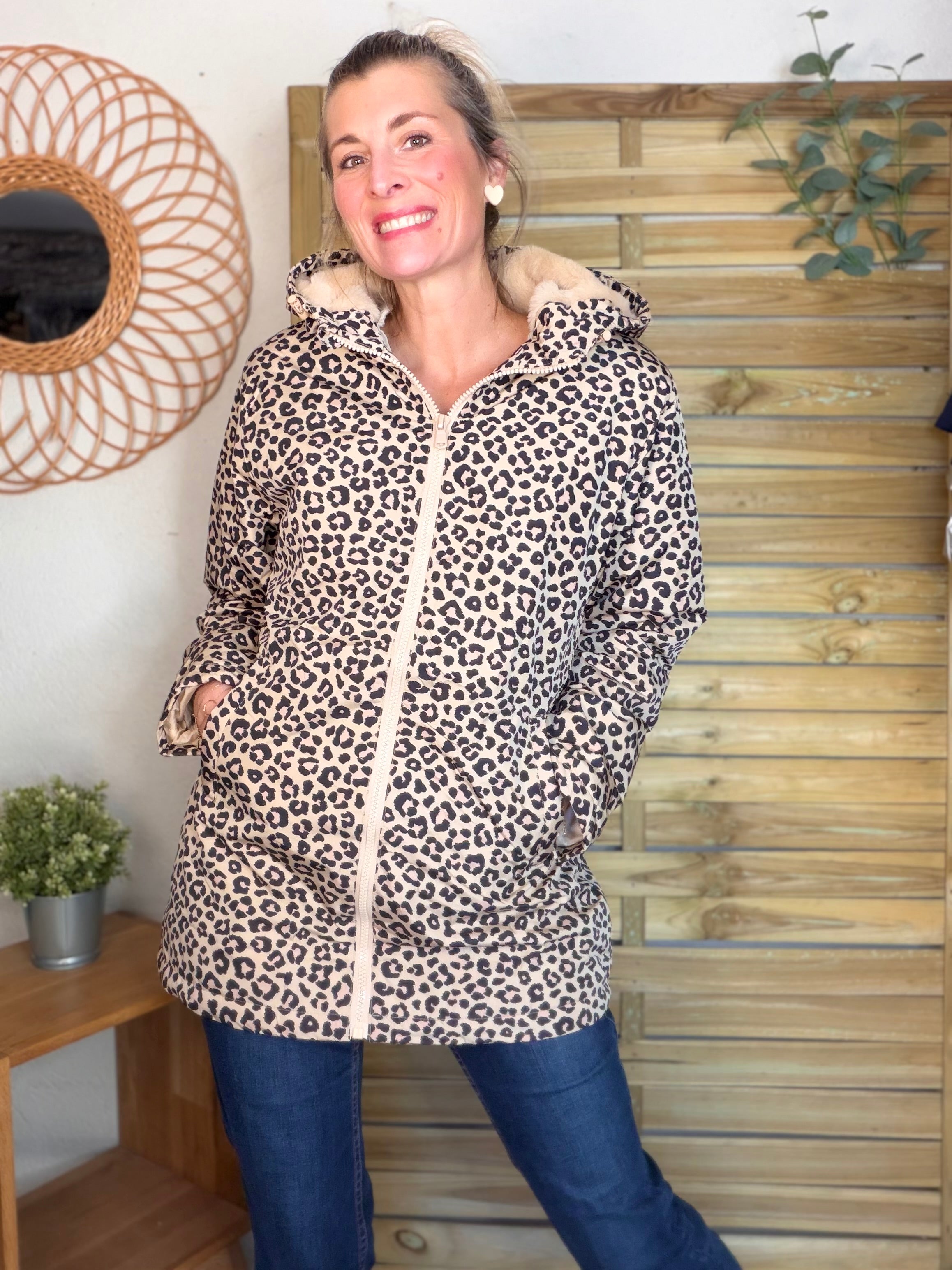 ⚡️ ARRIVAGE - Parka Imperméable fourré ALICE - Léo beige