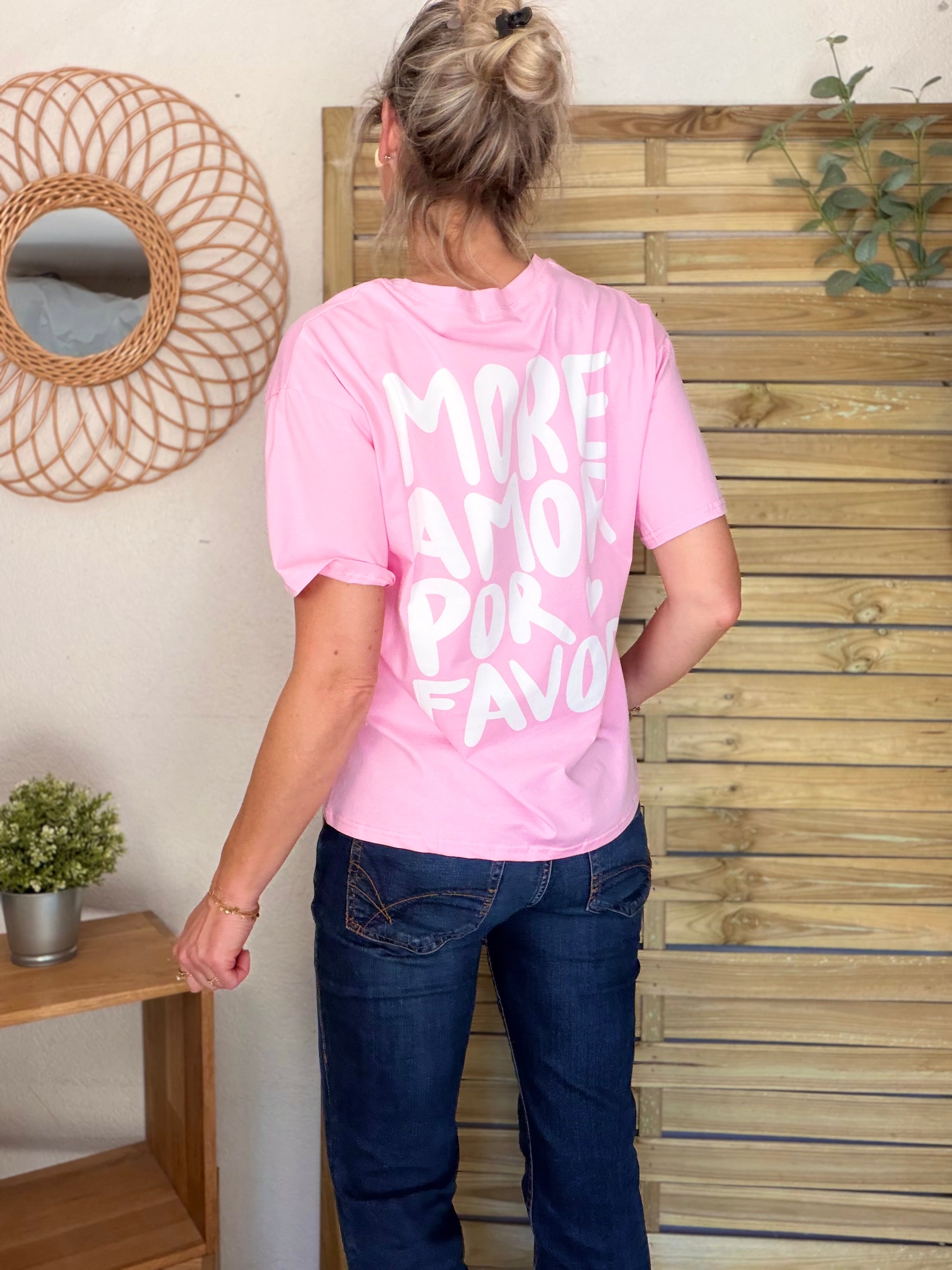 Tee shirt MORE AMOR POR FAVOR - RITA Rose