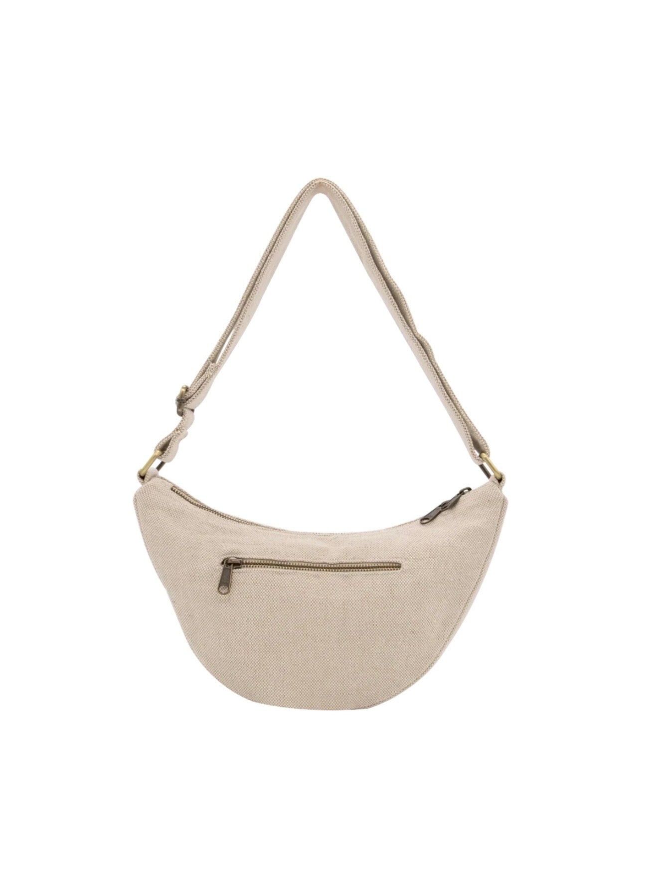 HINDBAG ANDRÉA - Sac banane demi-lune Jute