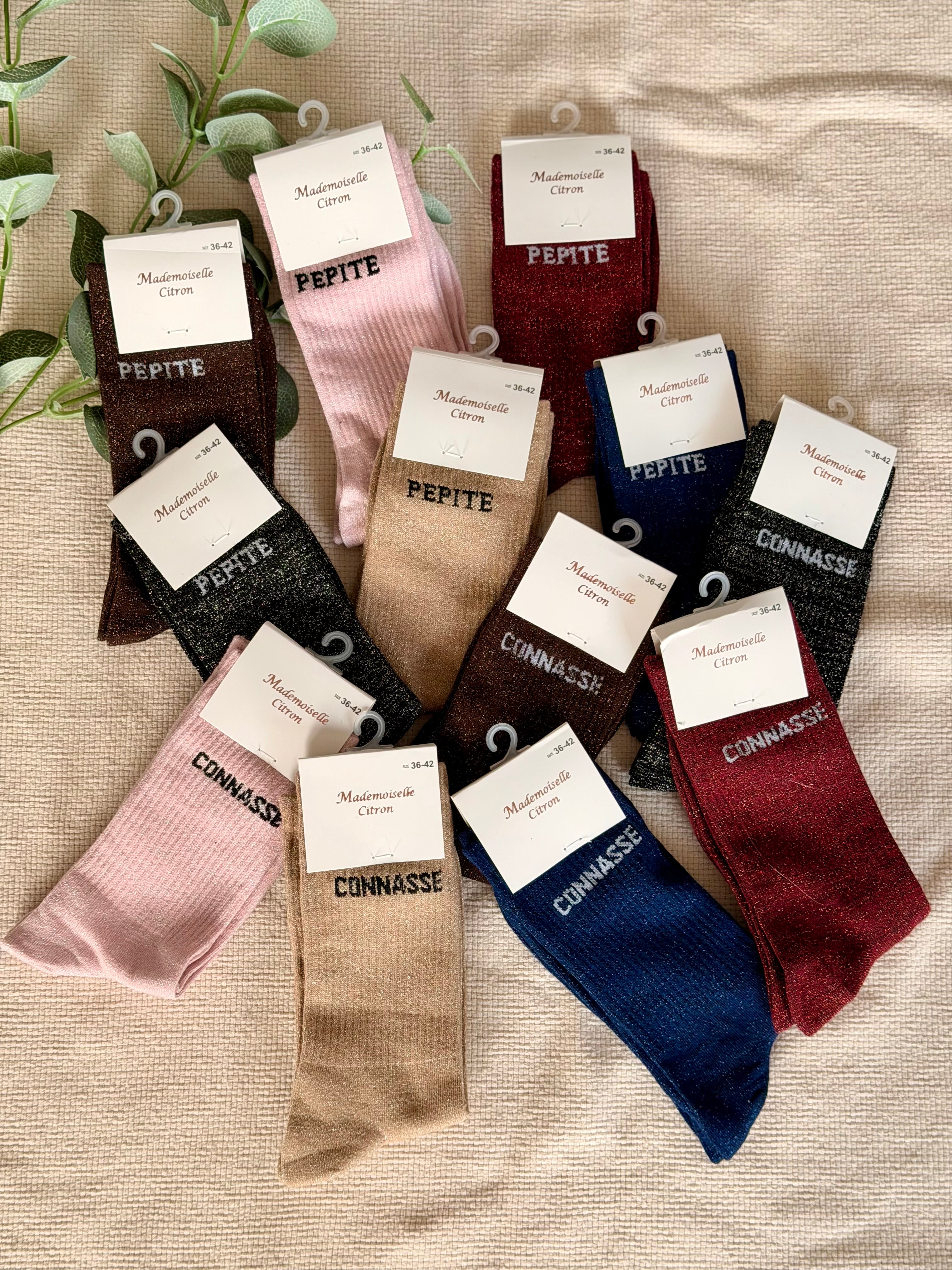 Chaussettes PÉPITE ou CONNASSE - ZAÏA