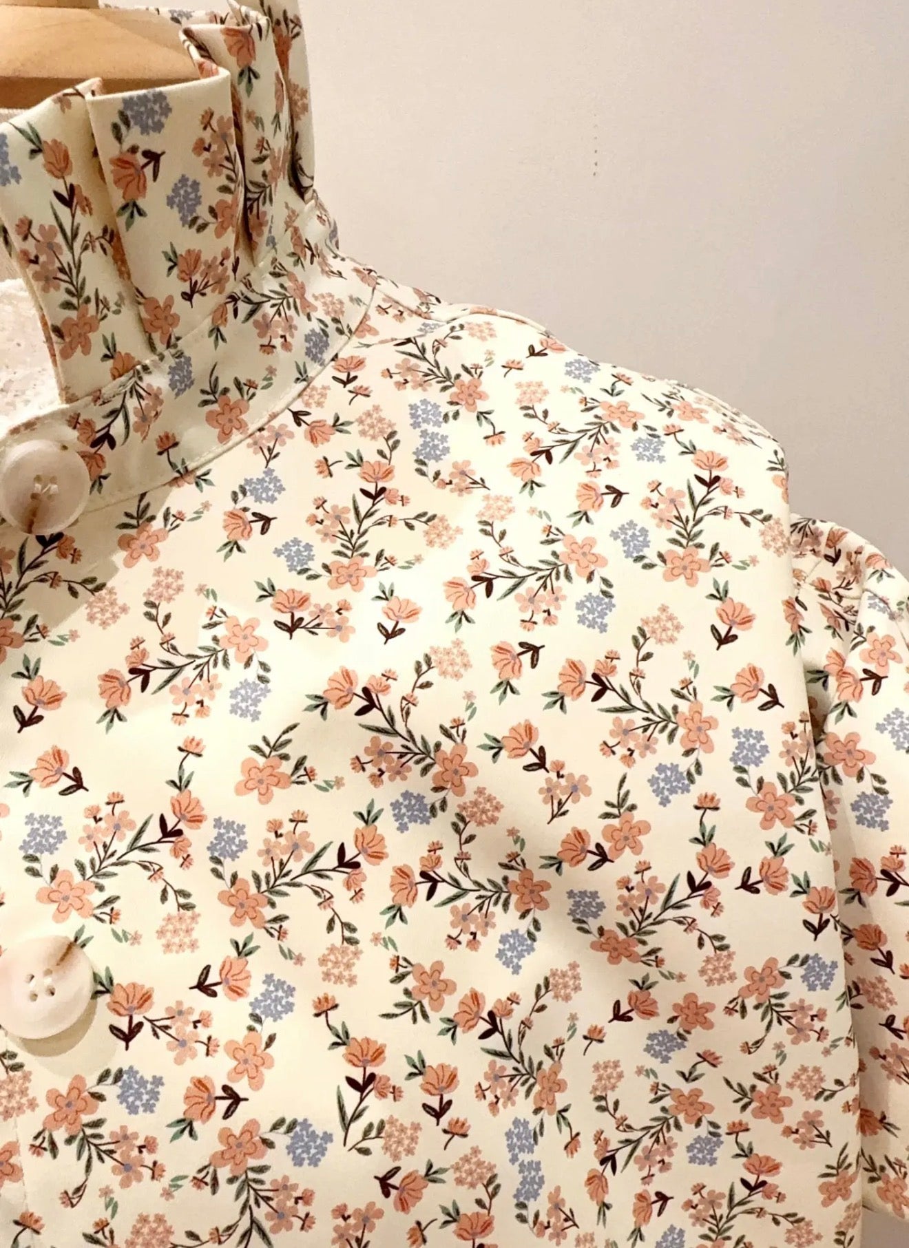 Veste col victorien NICKY Fleurie