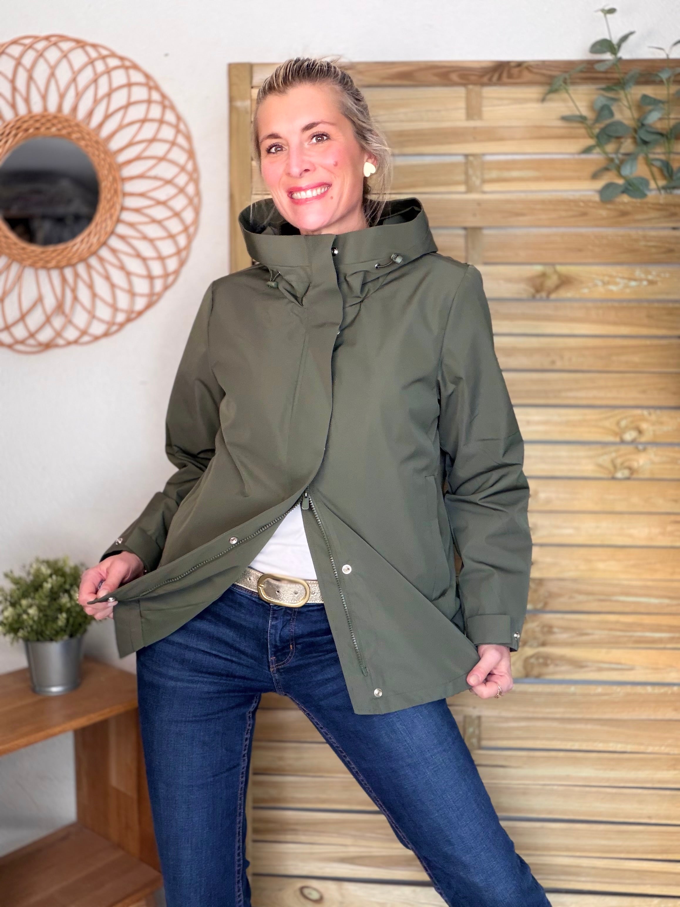 Imperméable LAURENCE mi-long - Kaki