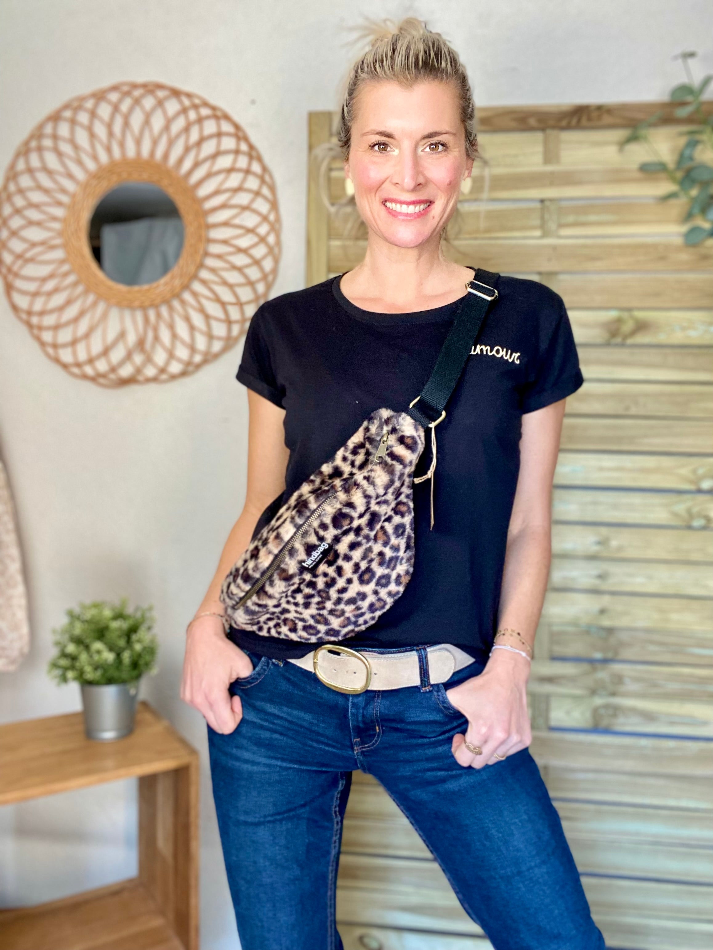 Sac banane HINDBAG Olivia Léo 🐆