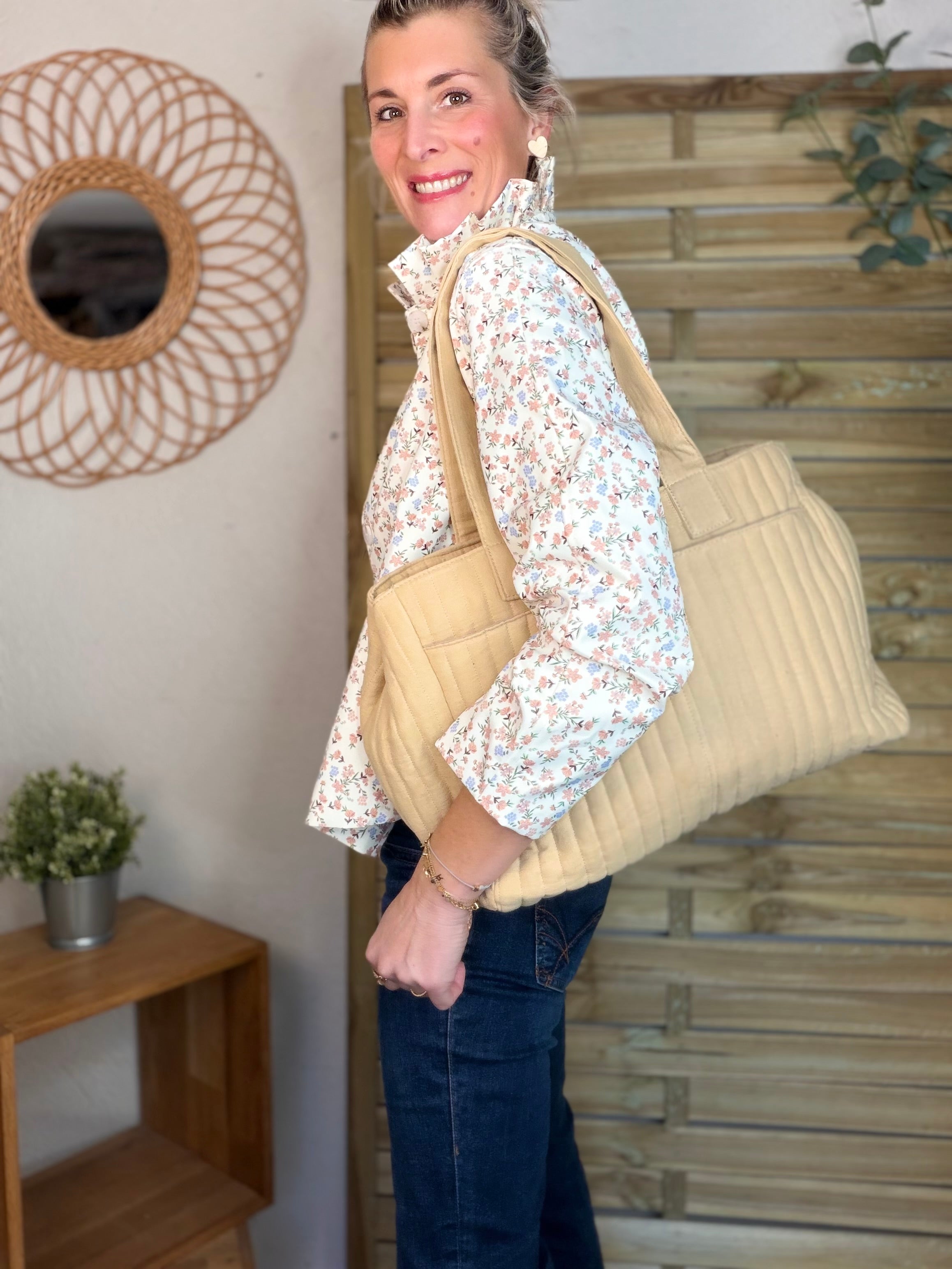 Sac week-end / à langer ANTONIN Sable