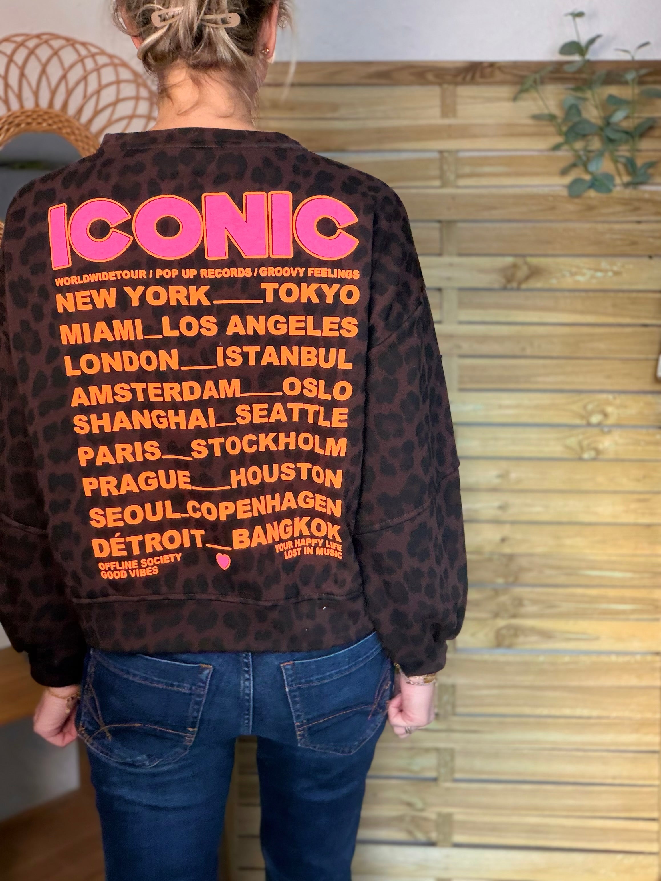 Sweat Léo Choco ICONIC NINON