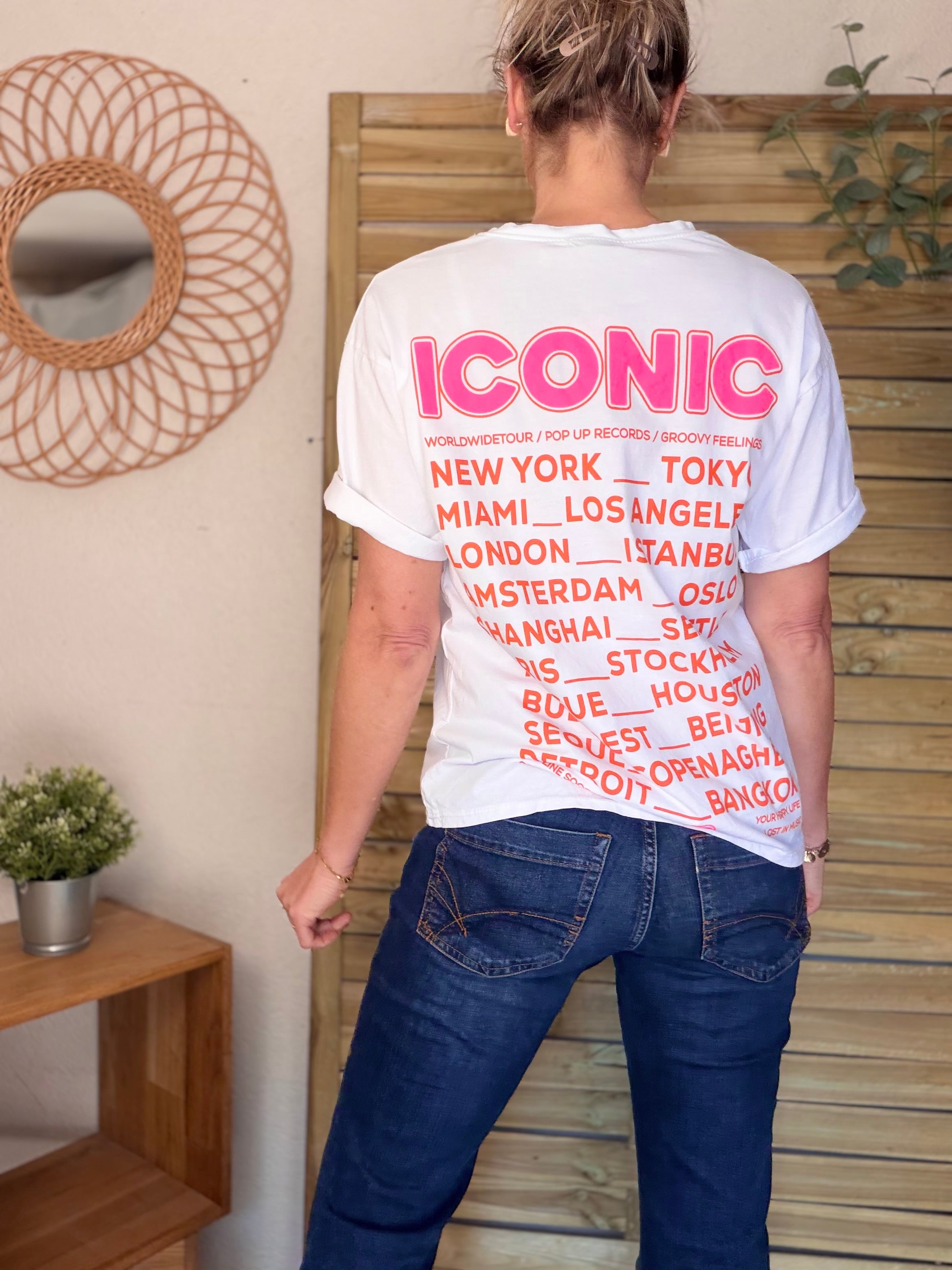 Tee shirt ICONIC DANA Blanc