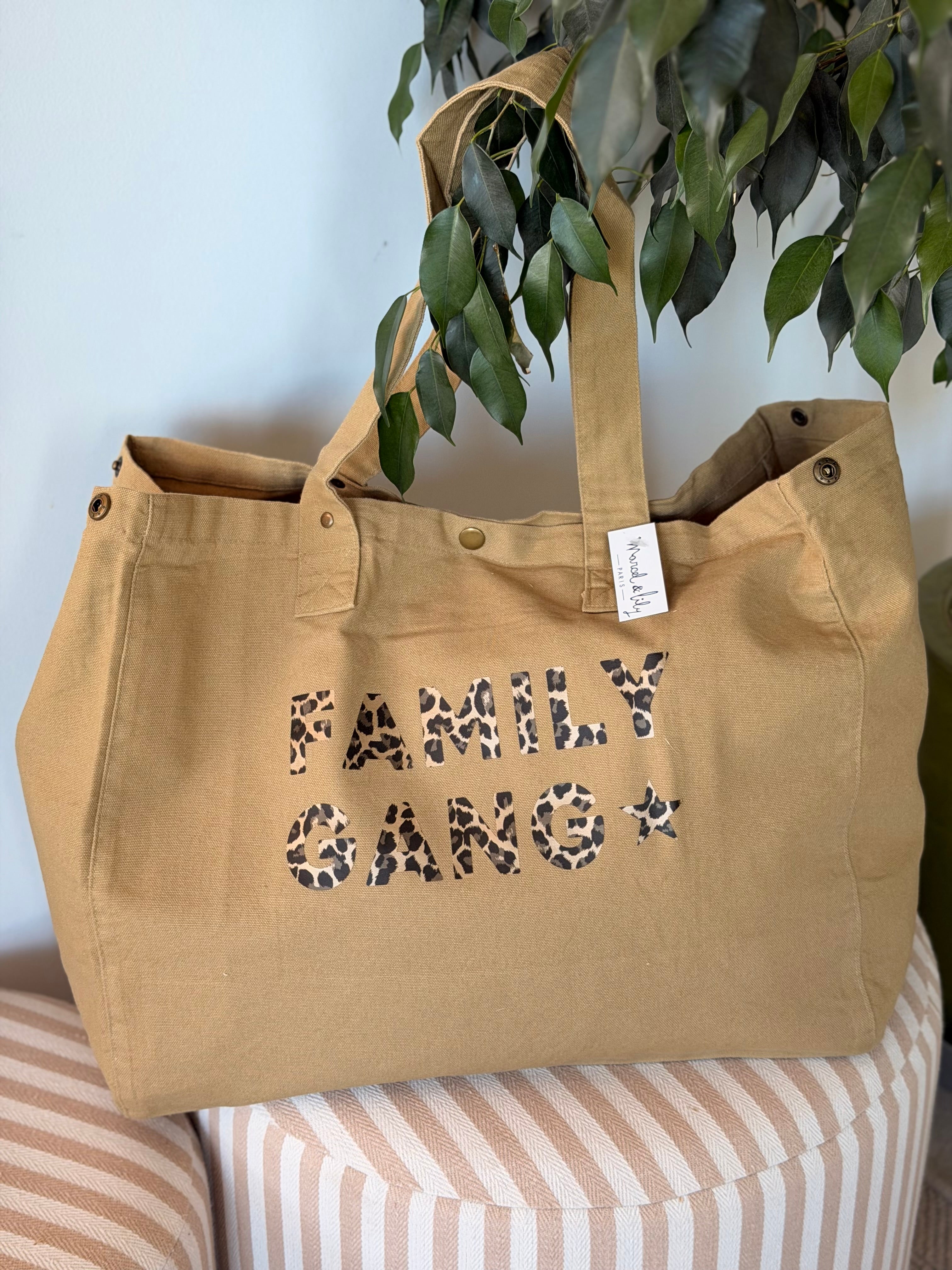 Sac week end FAMILY GANG Sable - Marcel et Lily