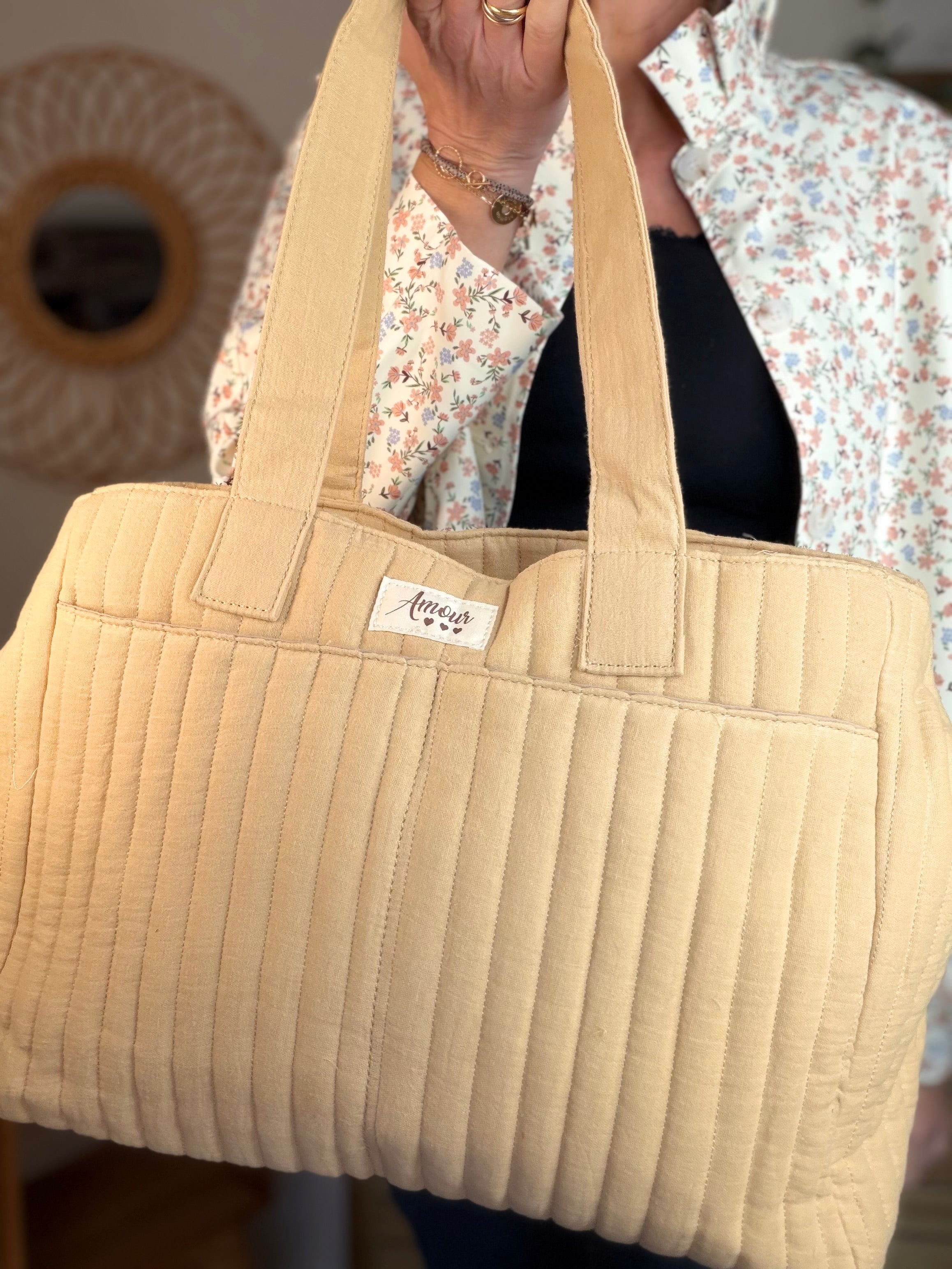 Sac week-end / à langer ANTONIN Sable