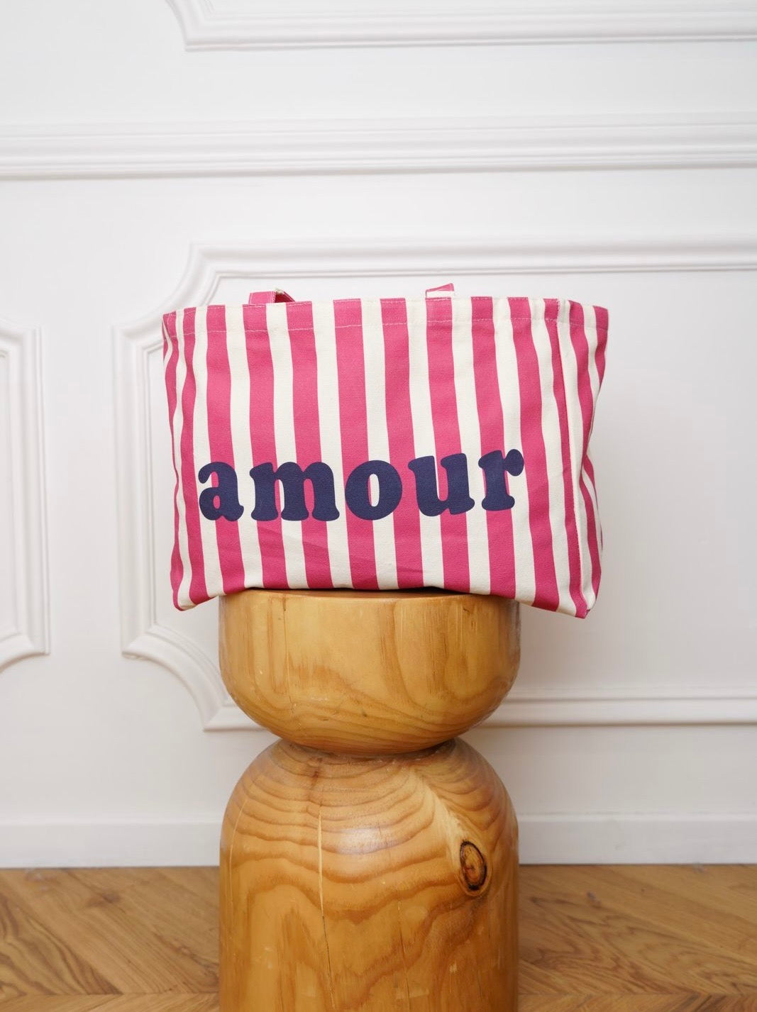 Grand Tote bag rayé amour BELLY