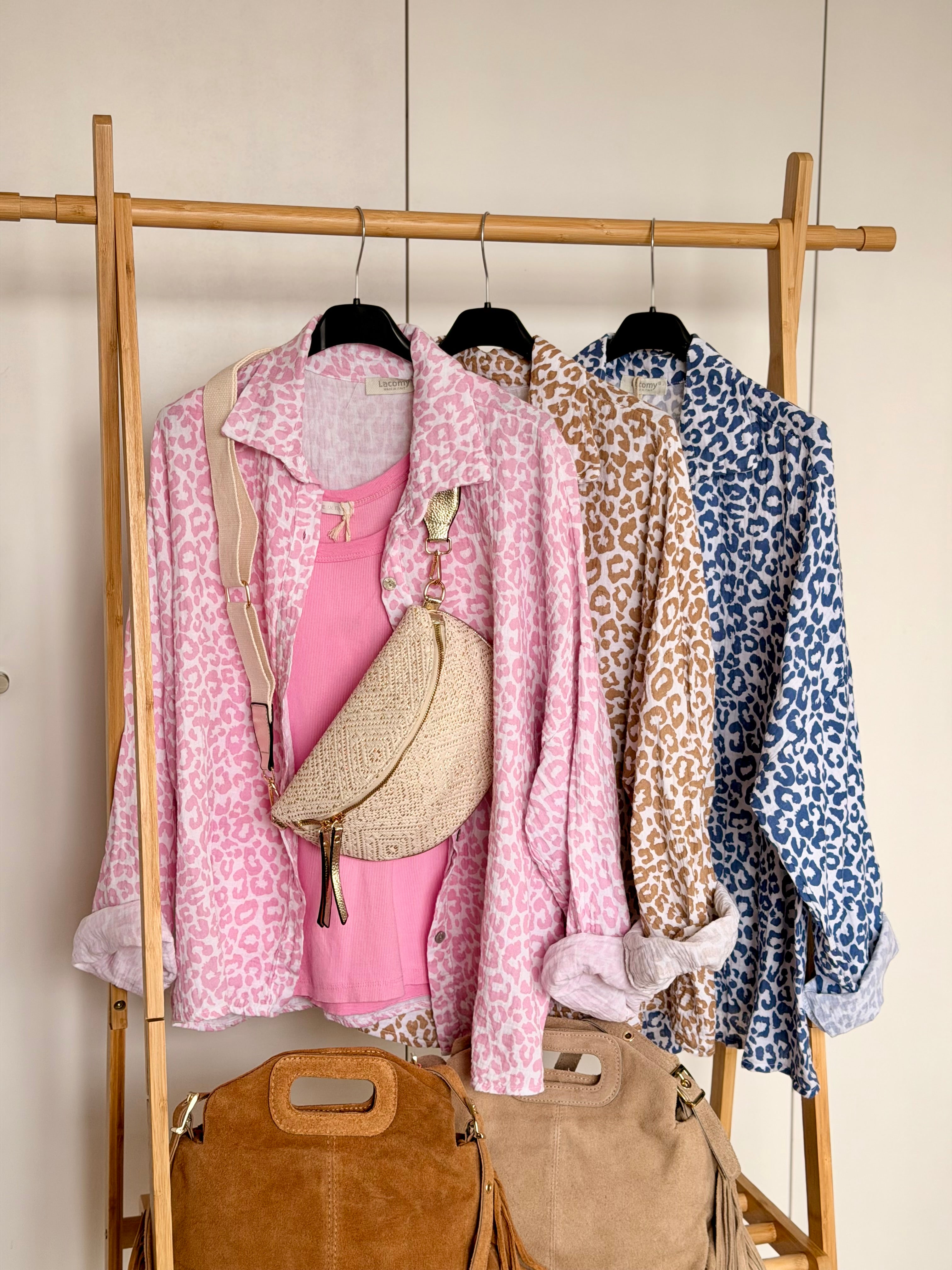 Sac banane tressée beige et doré - FANNY