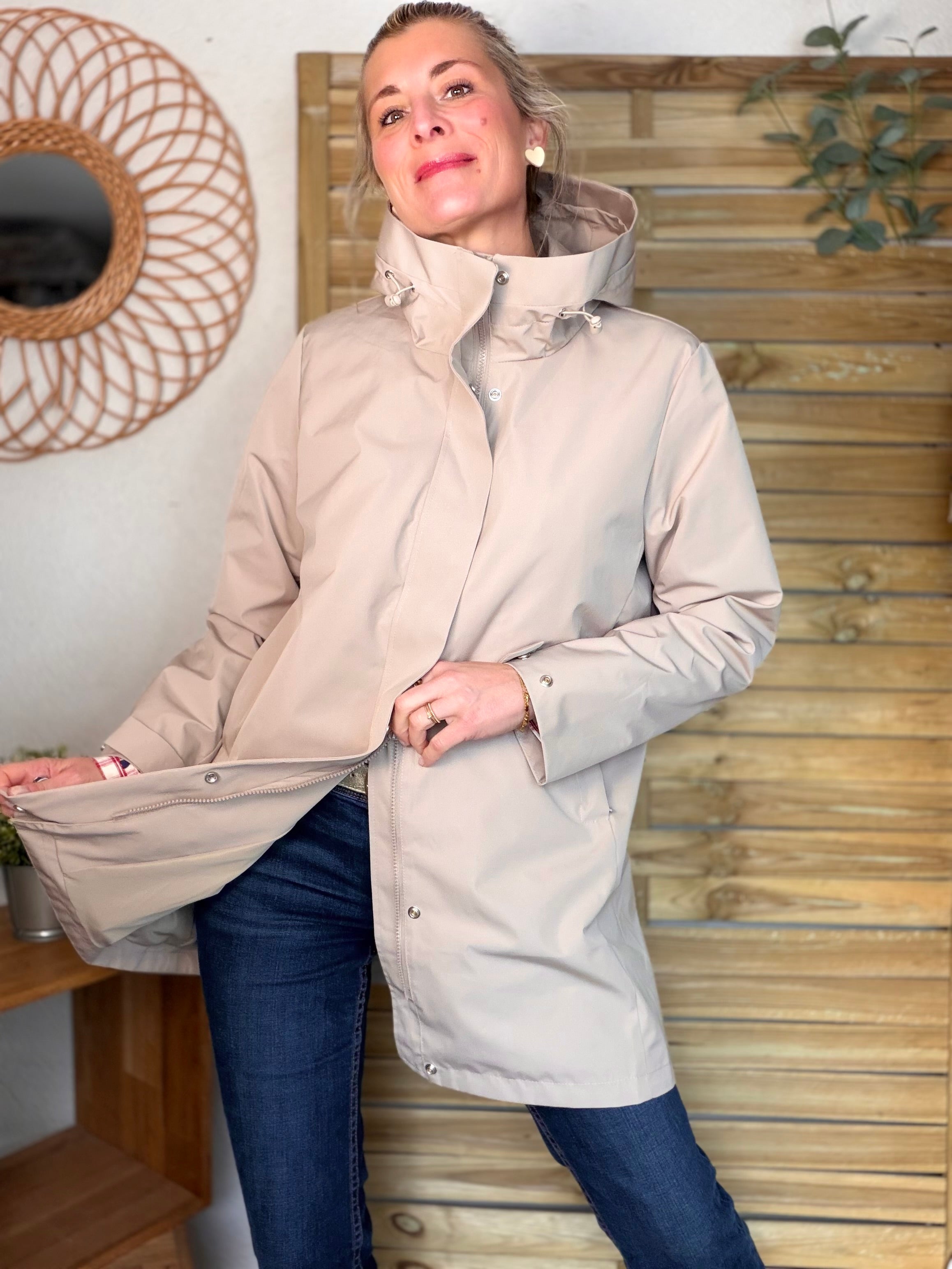 Imperméable LAURENCE long - Beige