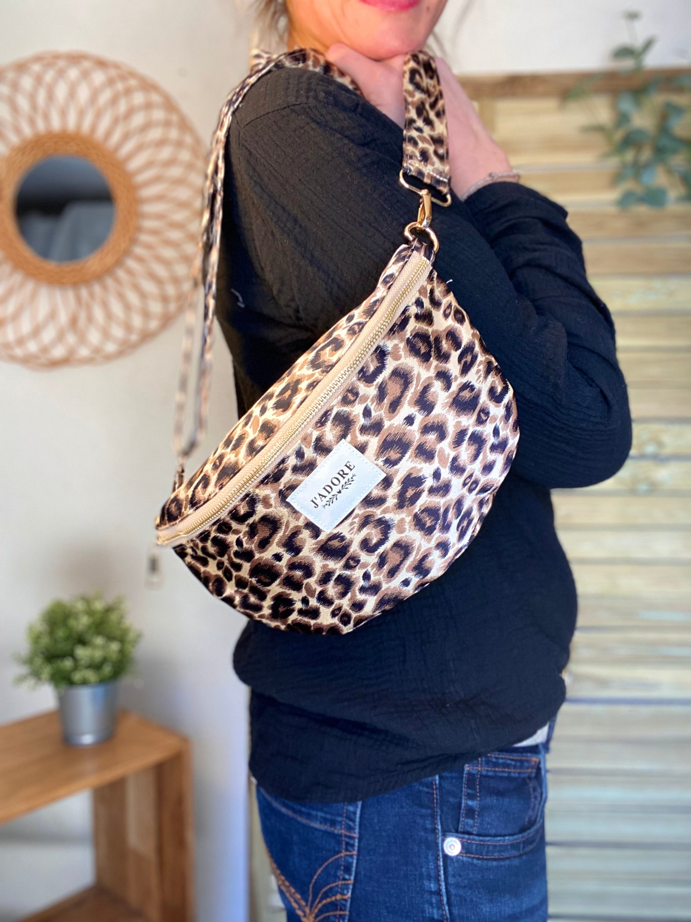 Sac banane L - BONNIE - Léo choco 🐆