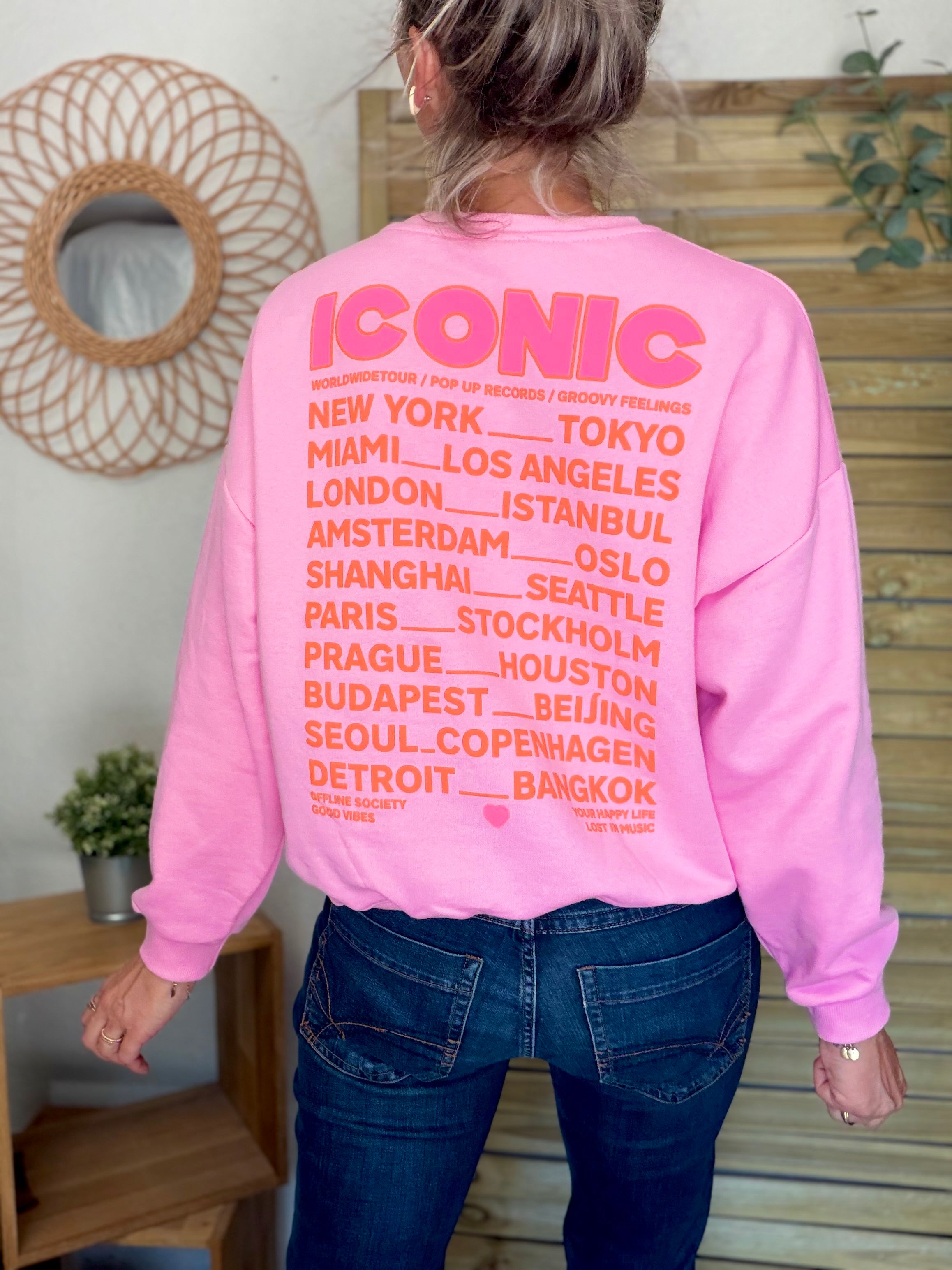 Sweat ICONIC COLINE - Rose