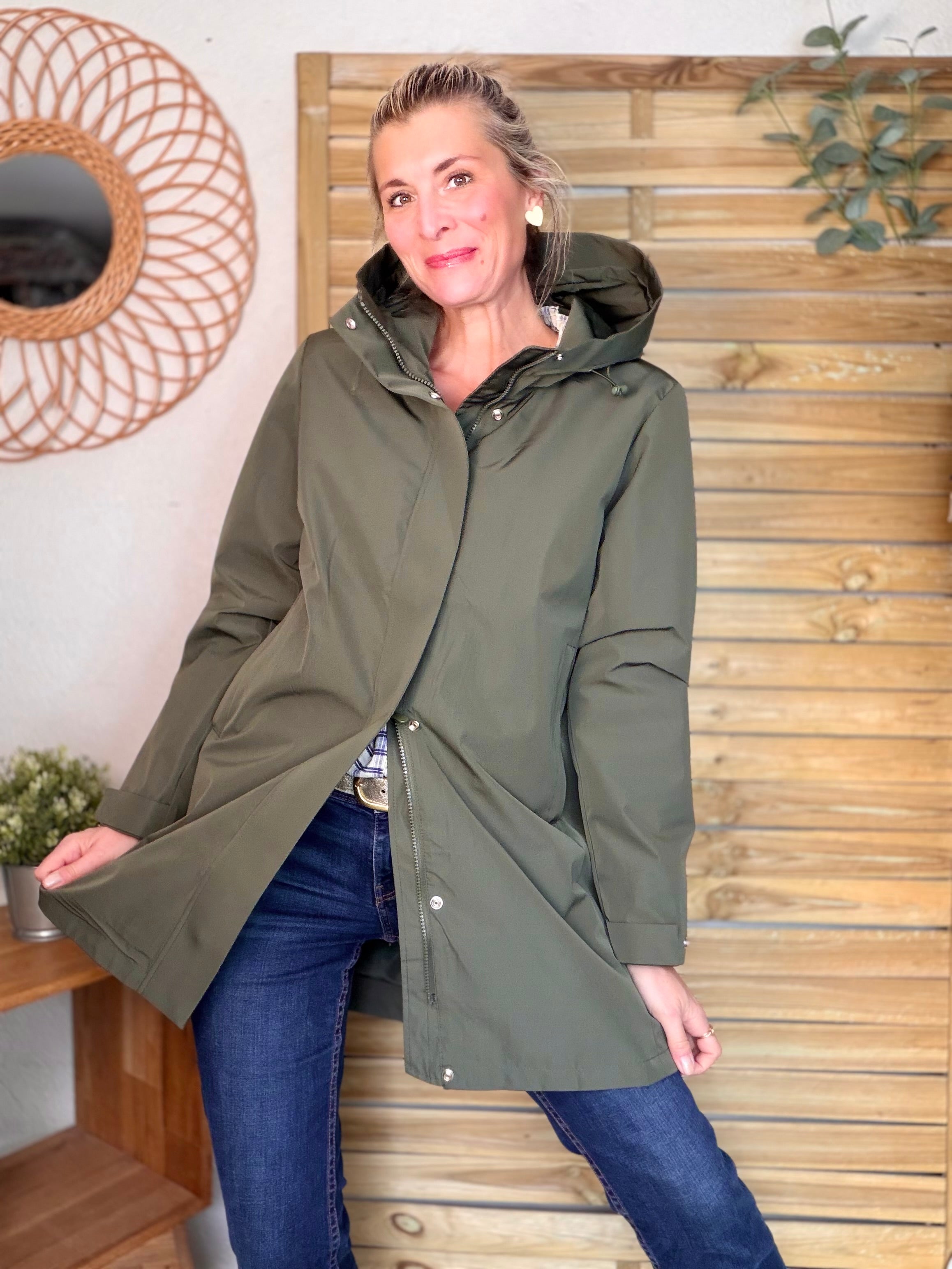 Imperméable LAURENCE long - Kaki