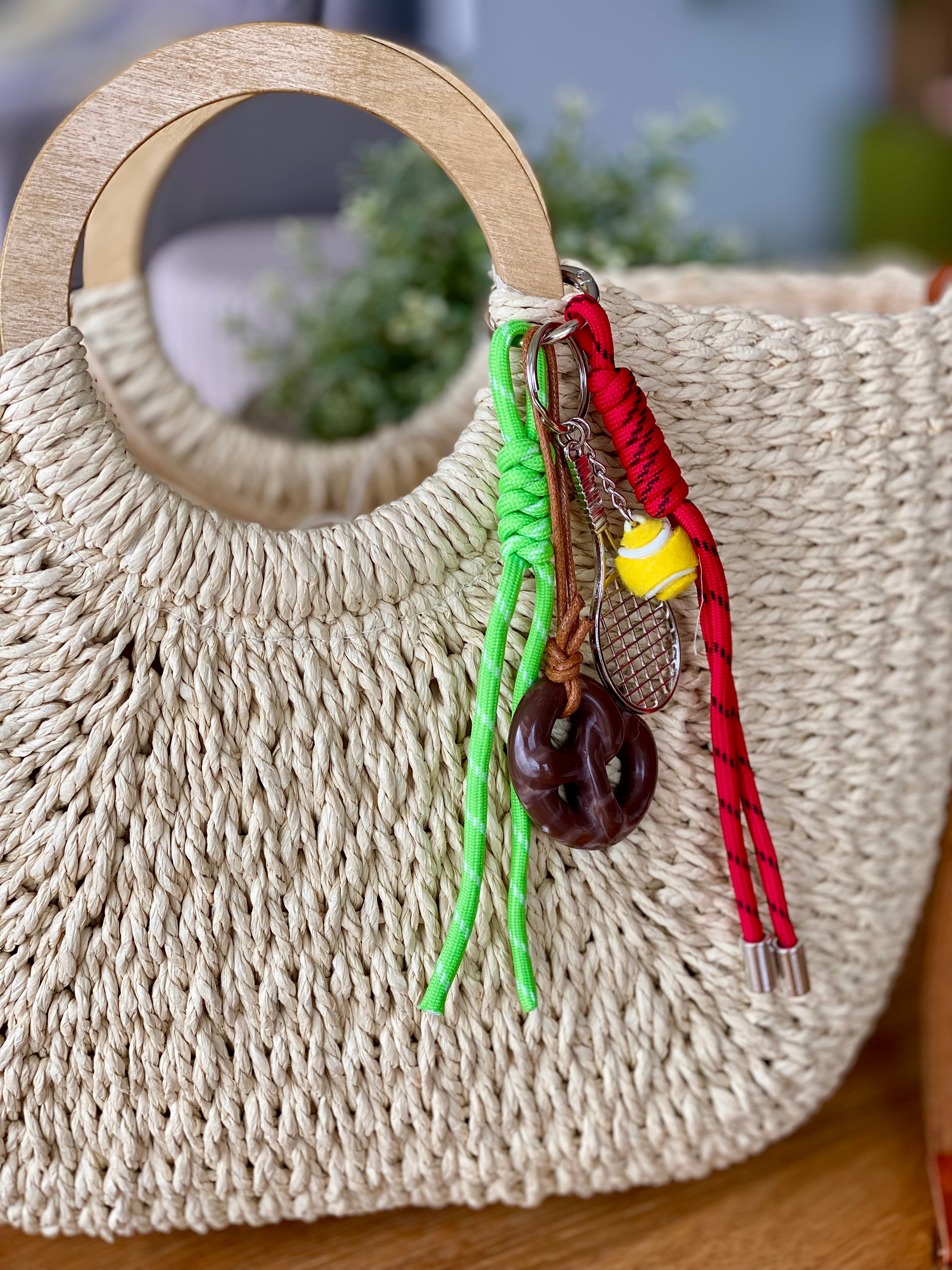Sac à main et bandoulière en Paille PAULA - Beige clair