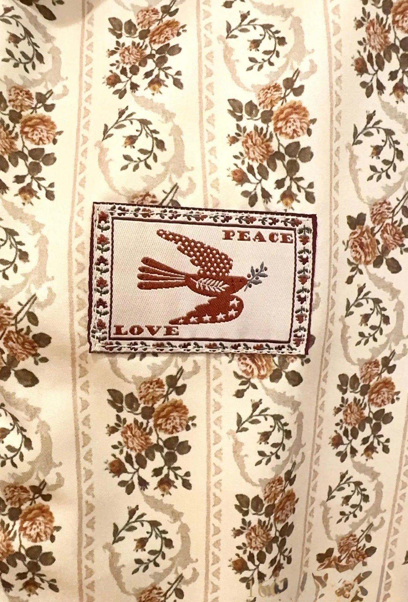 Veste réversible Sherpa ODETTE Beige / Fleurie