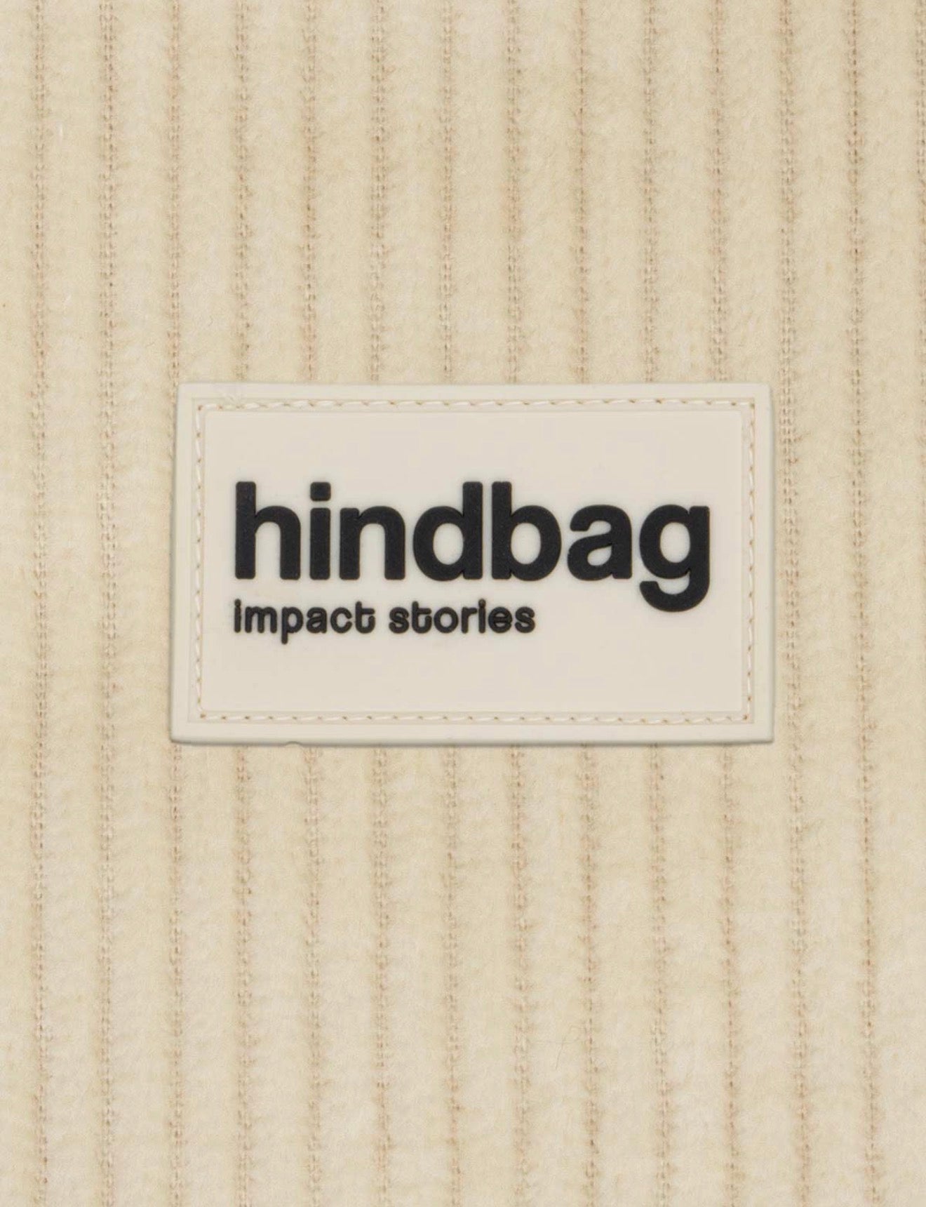 HINDBAG ANDRÉA - Sac banane demi-lune Velours beige