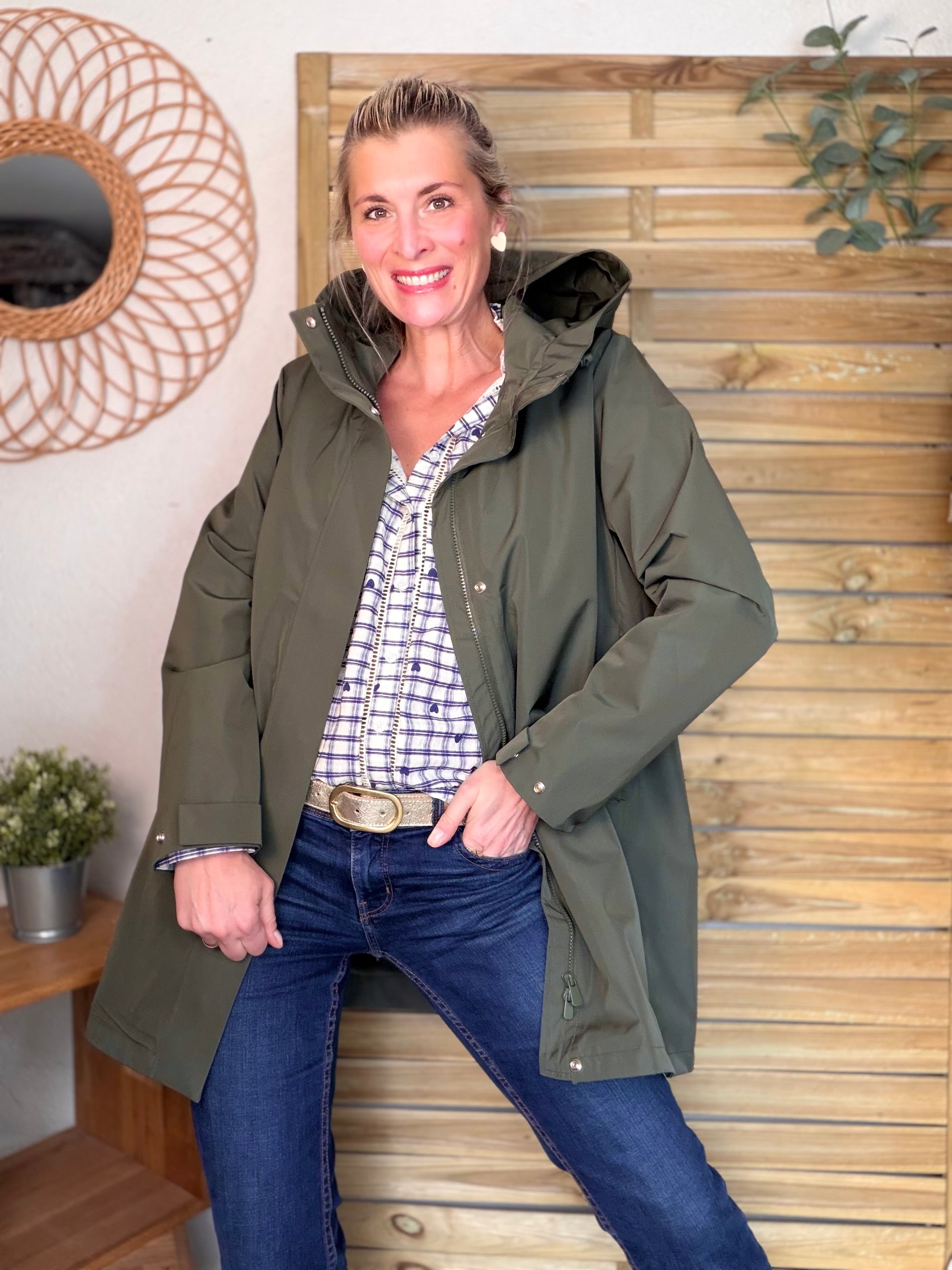 Imperméable LAURENCE long - Kaki