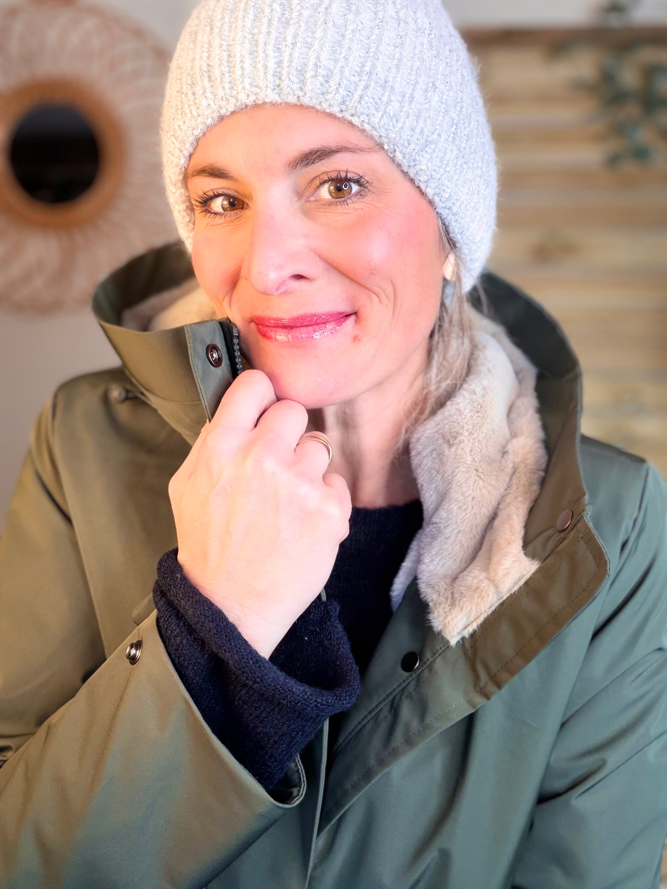 Bonnet en laine avec sequins ÉLOI