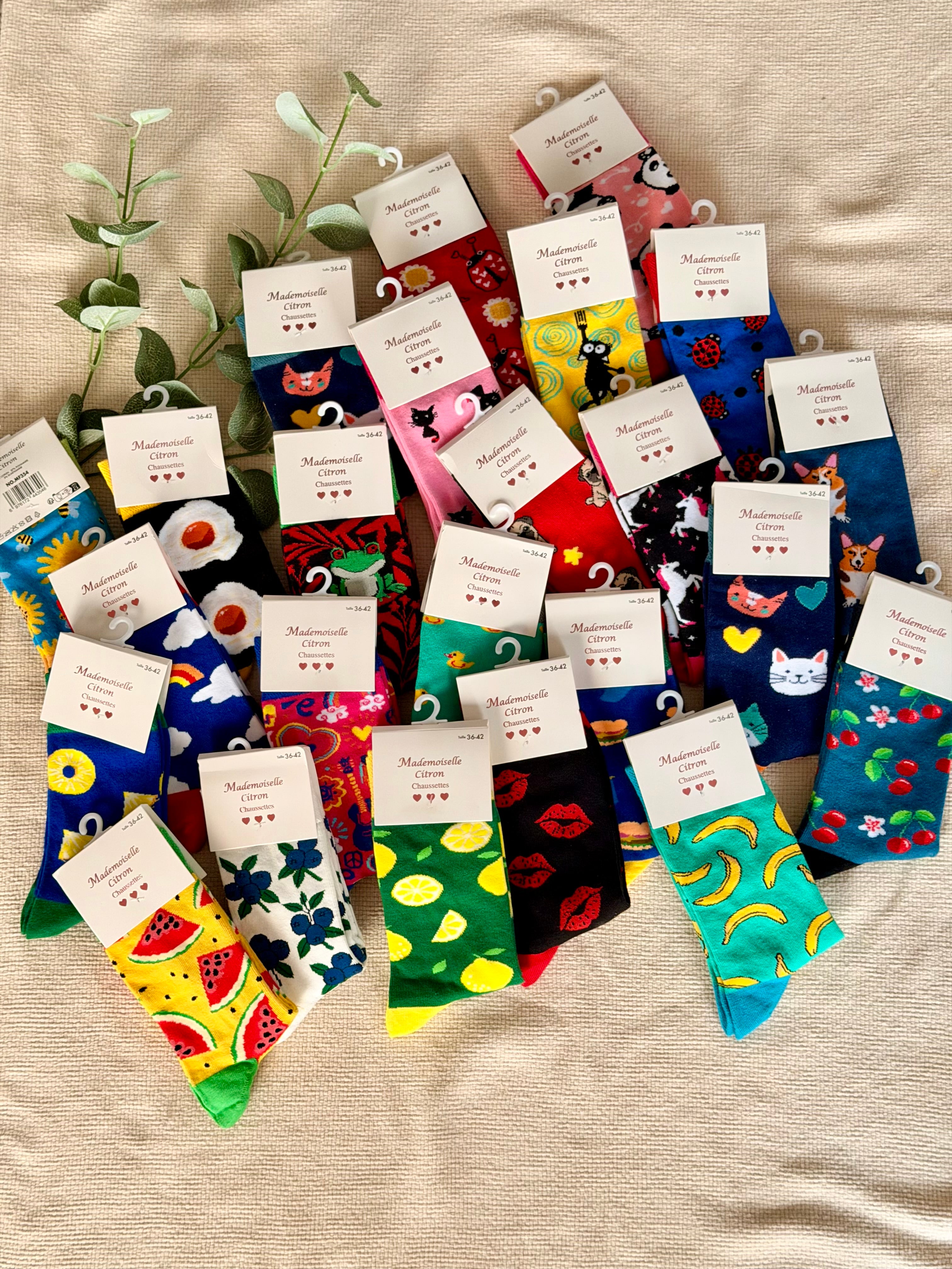 Chaussettes mixtes dessins multico - ZAÏA