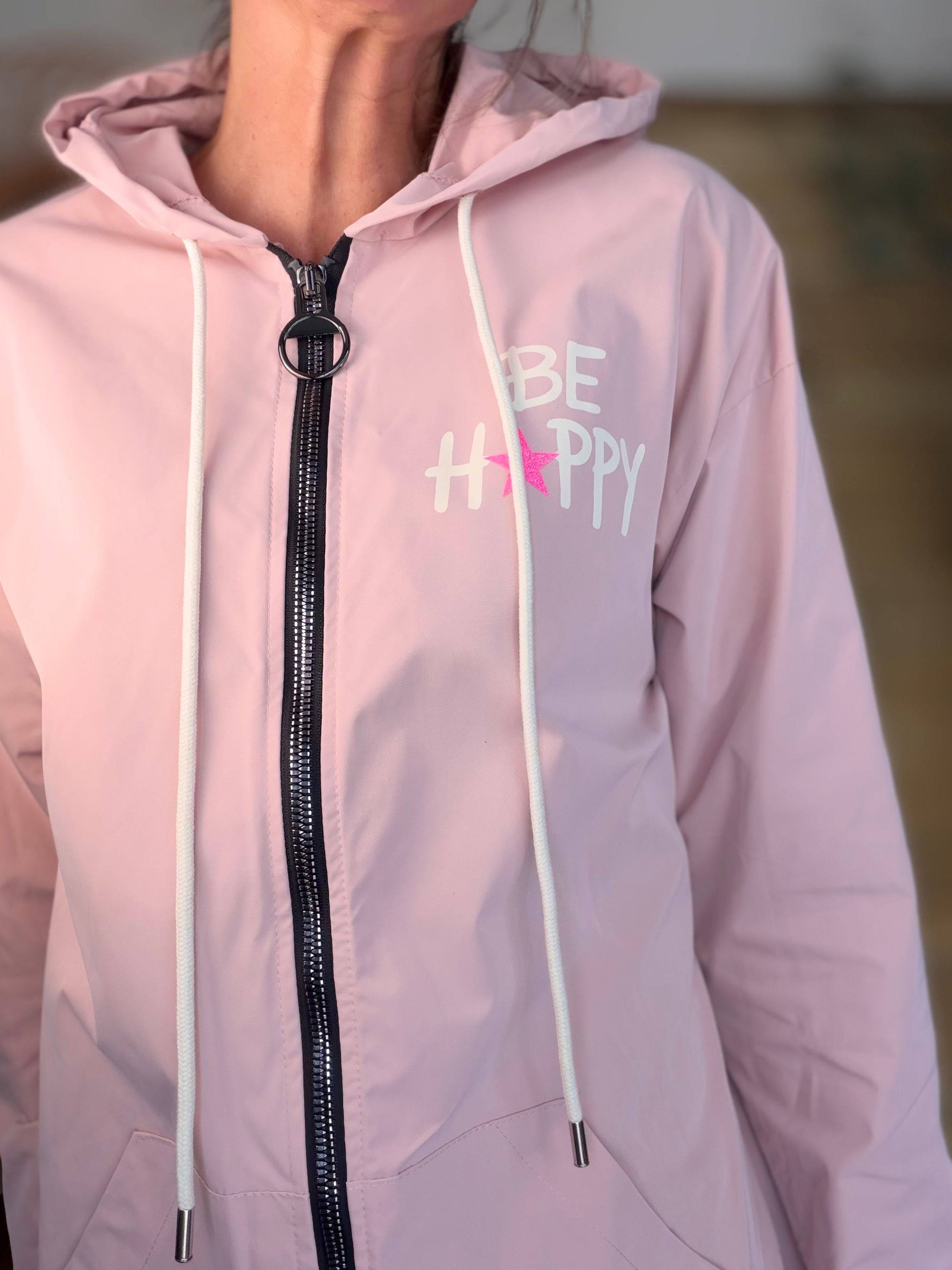 Veste Coupe vent long LESLIE - Rose clair