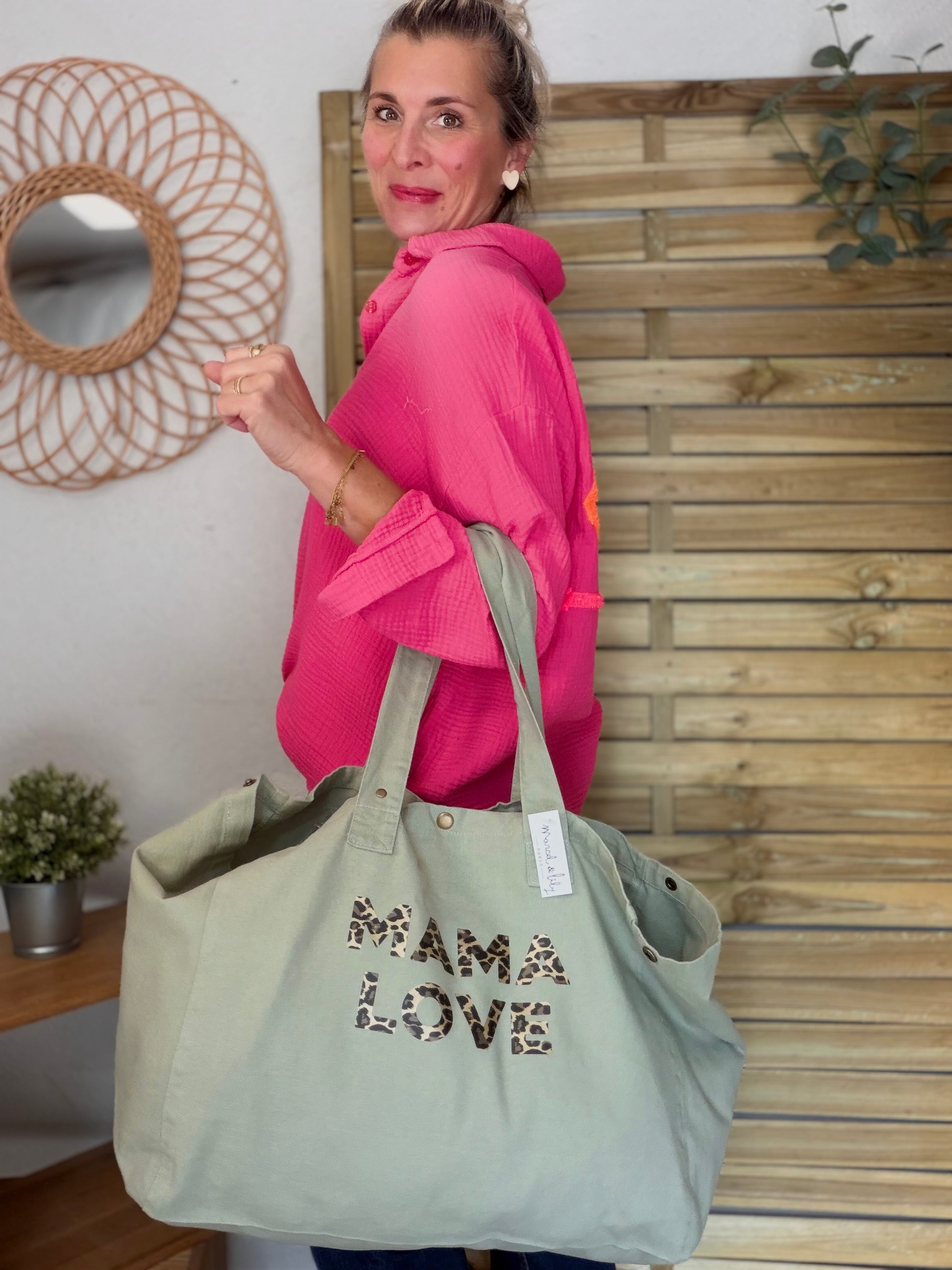 Chemise en gaze de coton ICONIC - ALANIS Rose fuschia