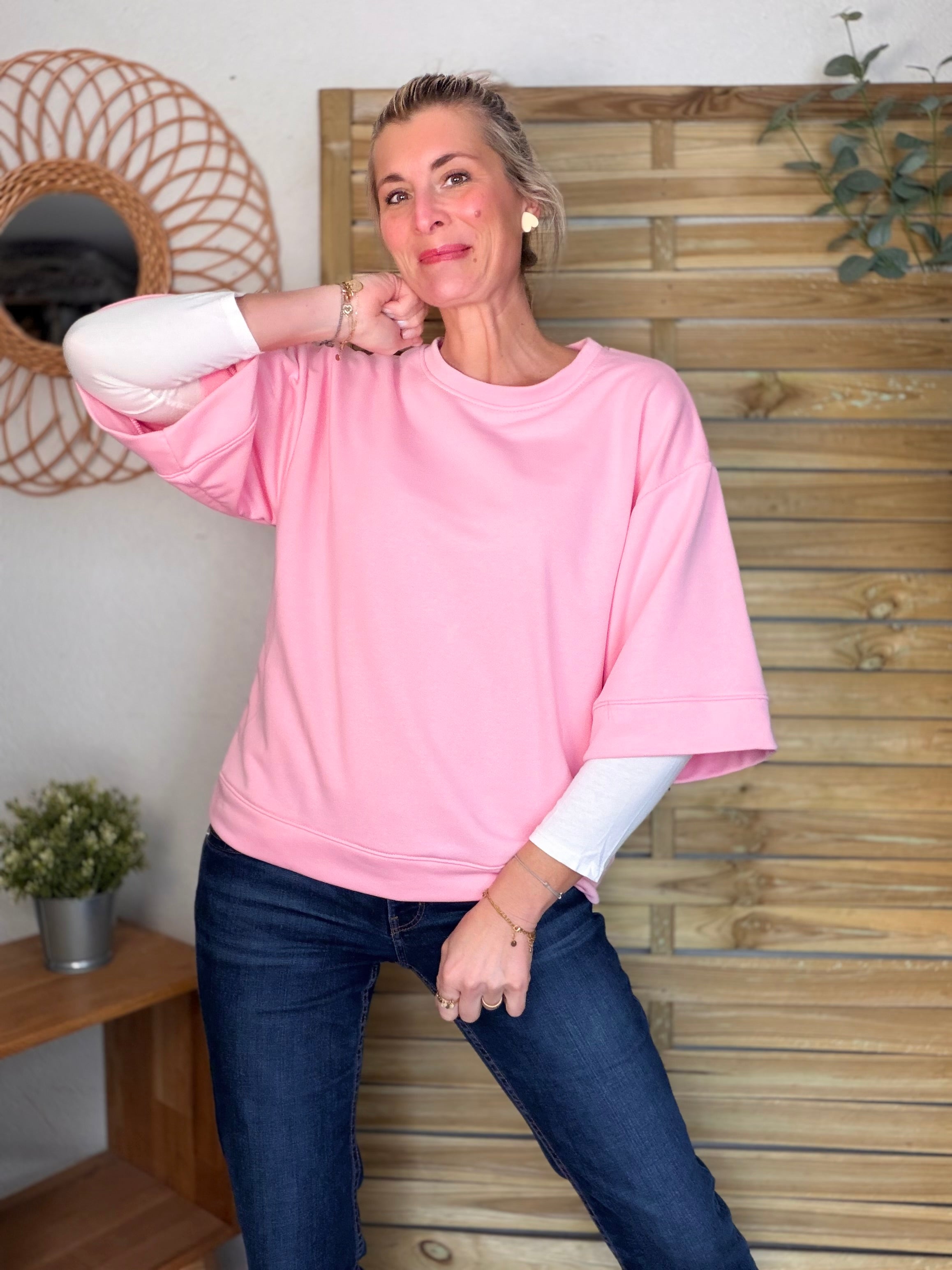 Sweat oversized ICONIC Club - ILONA Rose