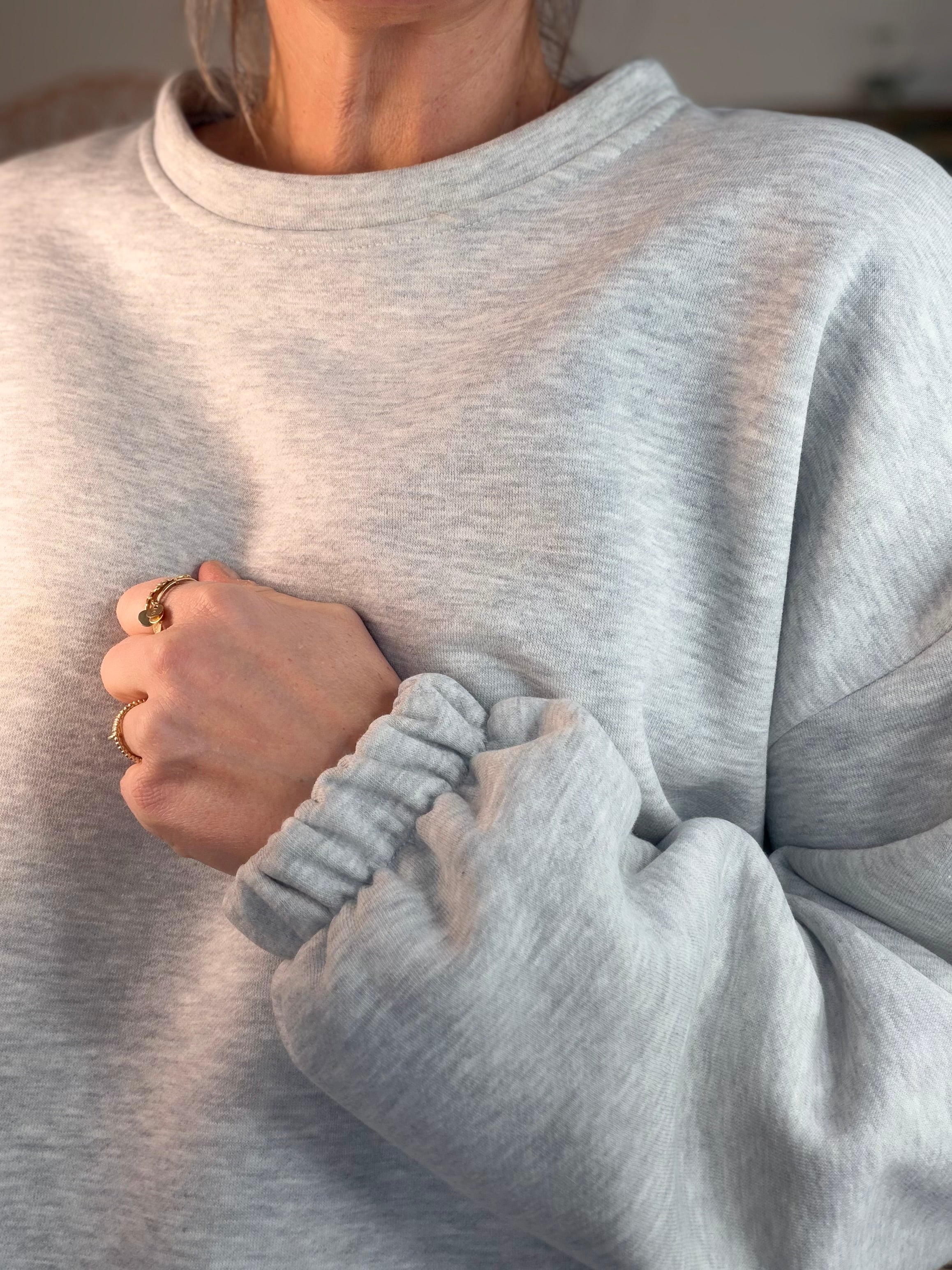 Sweat molleton oversized GOOD VIBES - MIKA