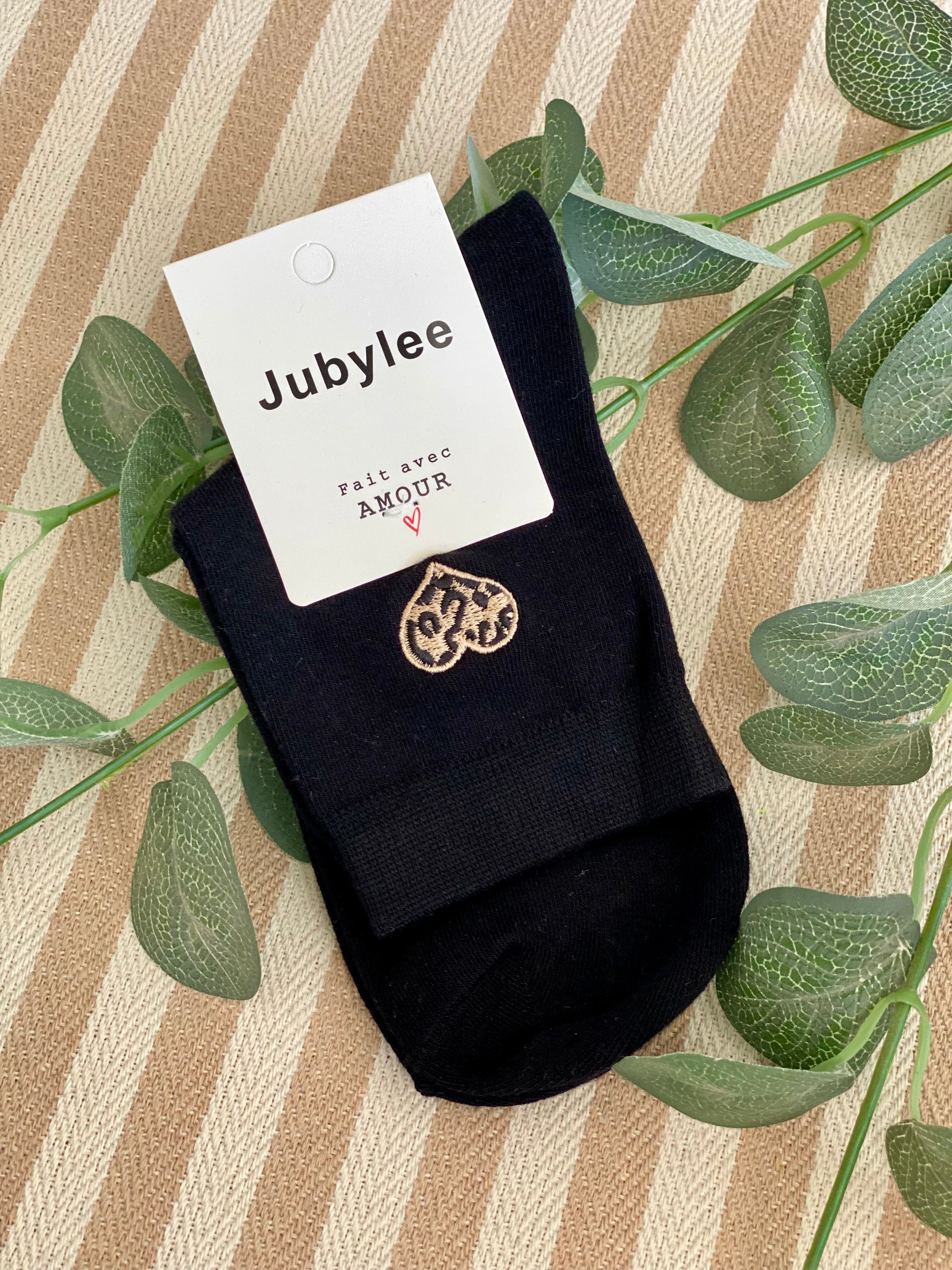 Chaussettes Coeur Léo 🐆 SANDY