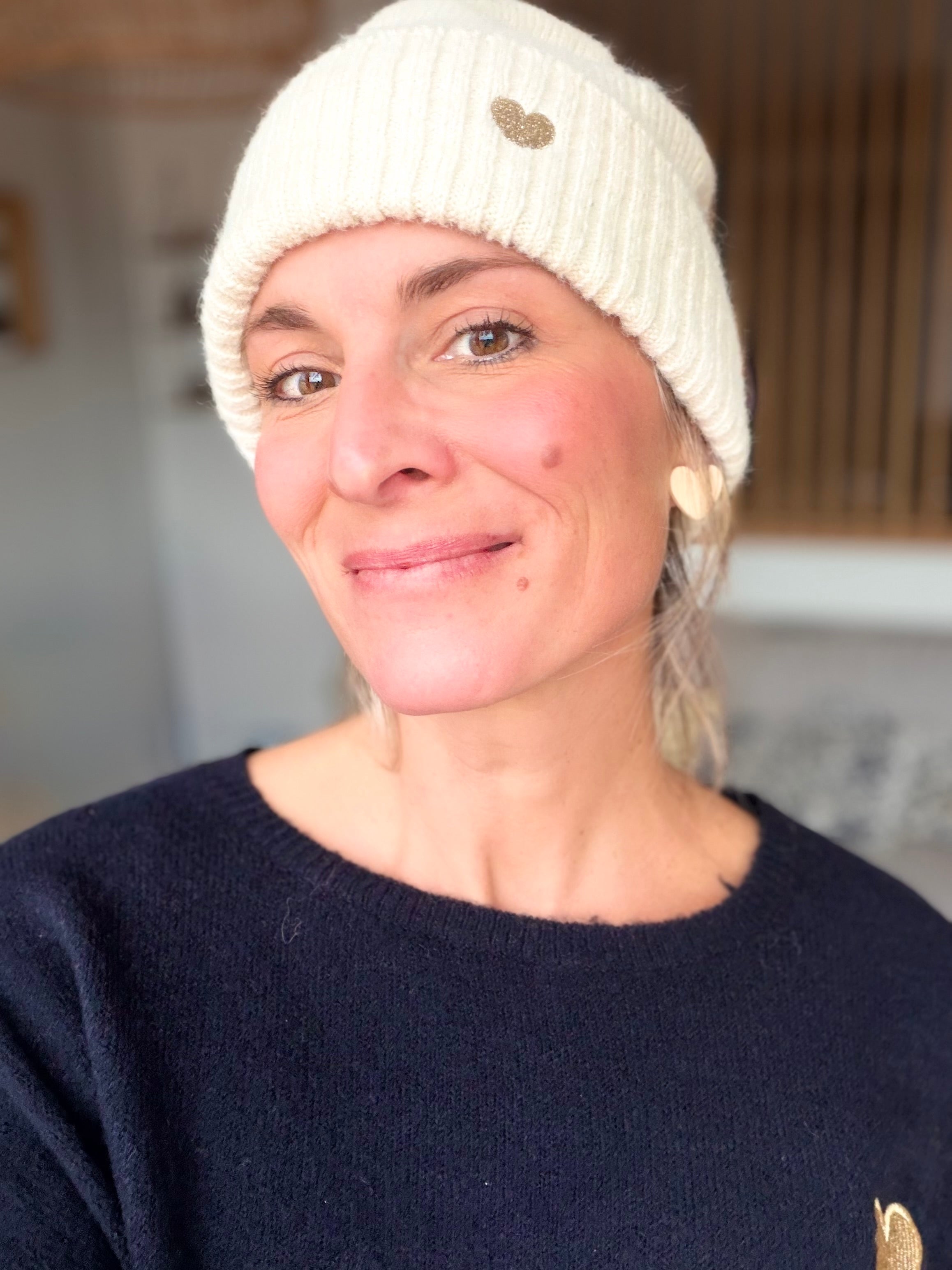 Bonnet avec cœur doré 💛 GABIN
