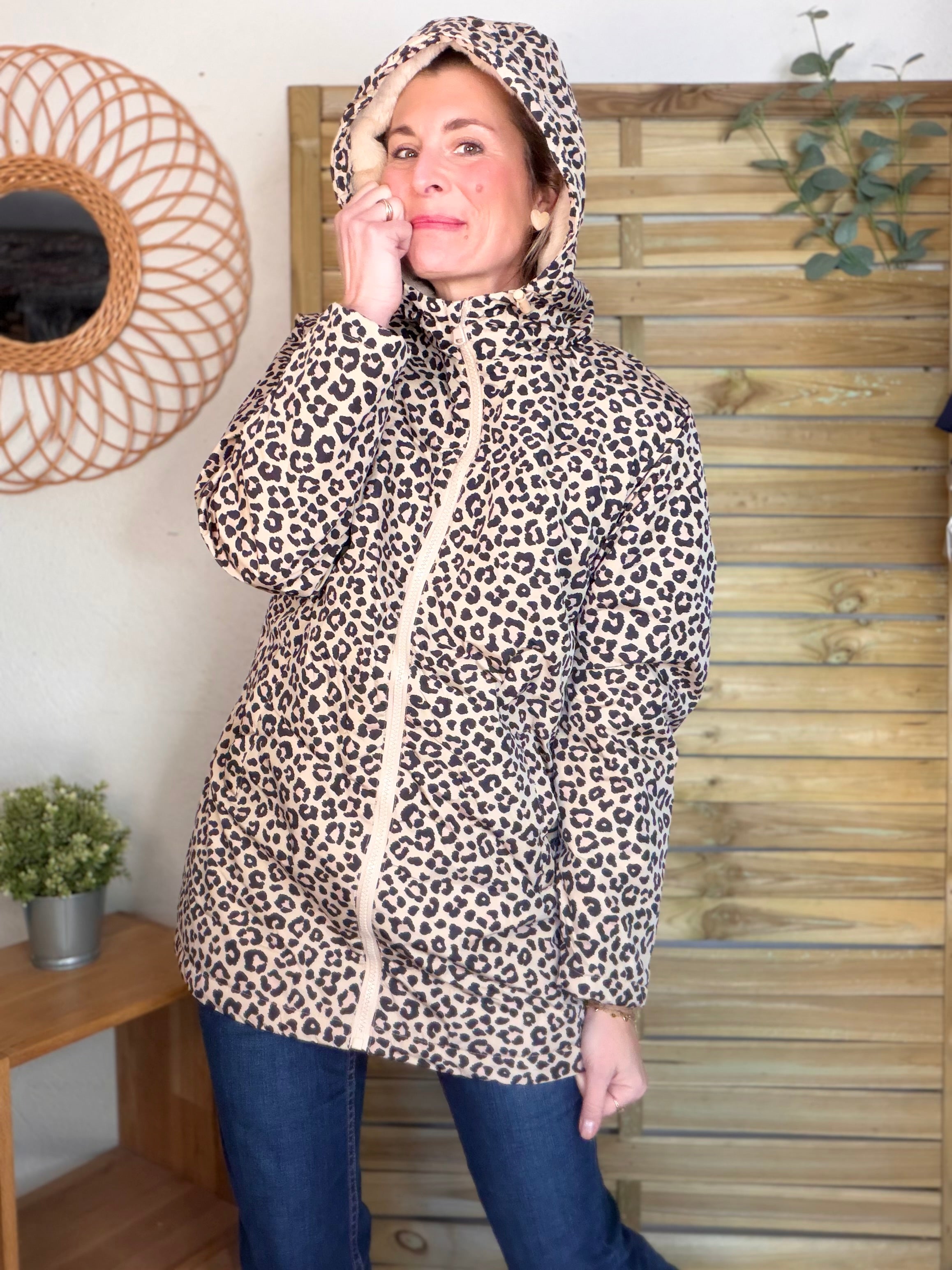 ⚡️ ARRIVAGE - Parka Imperméable fourré ALICE - Léo beige