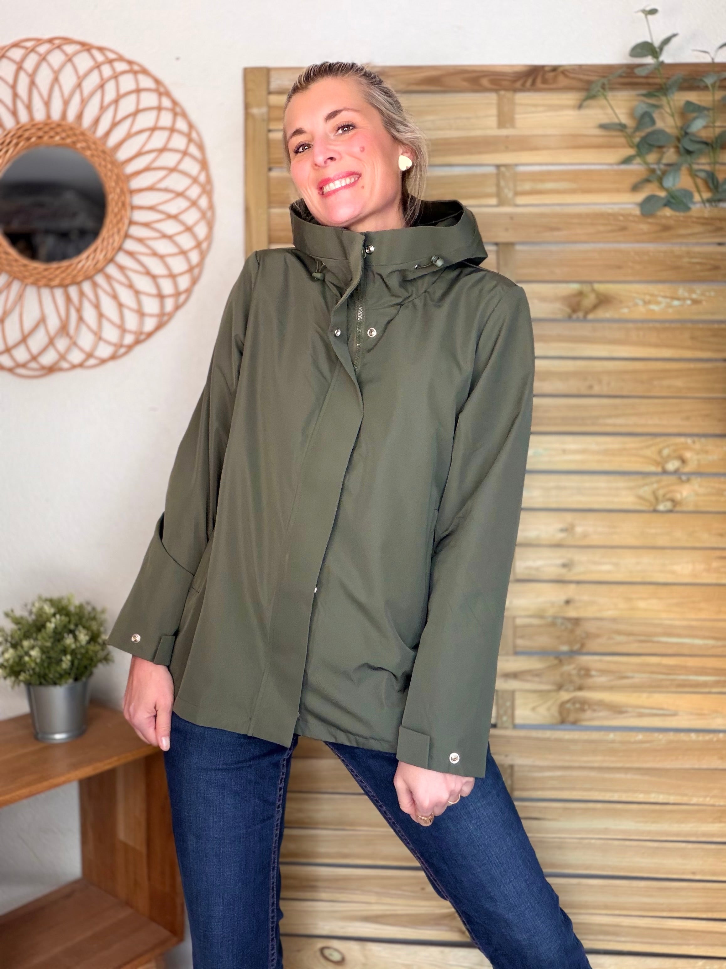 Imperméable LAURENCE mi-long - Kaki