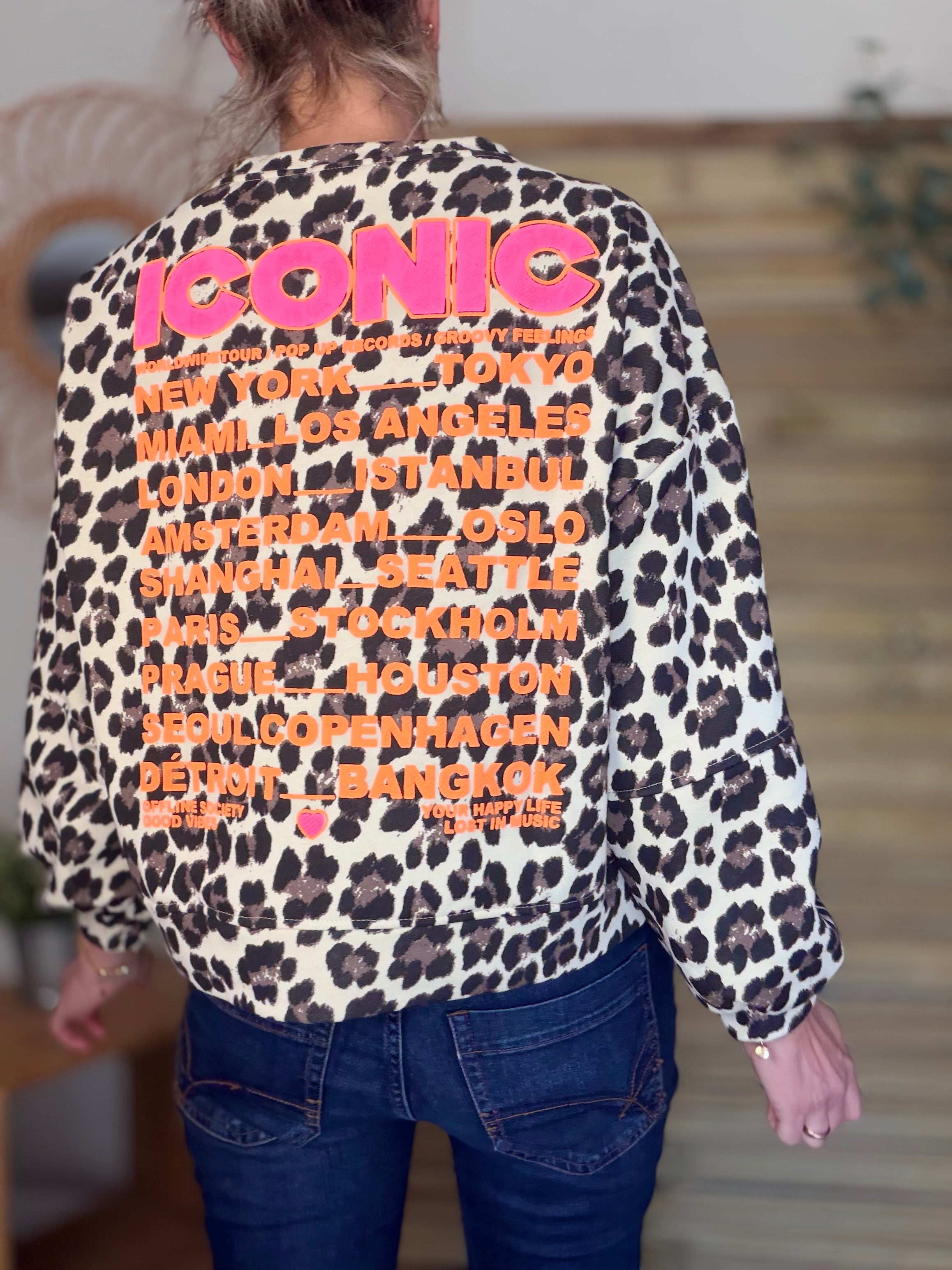 Sweat Léo Beige ICONIC NINON