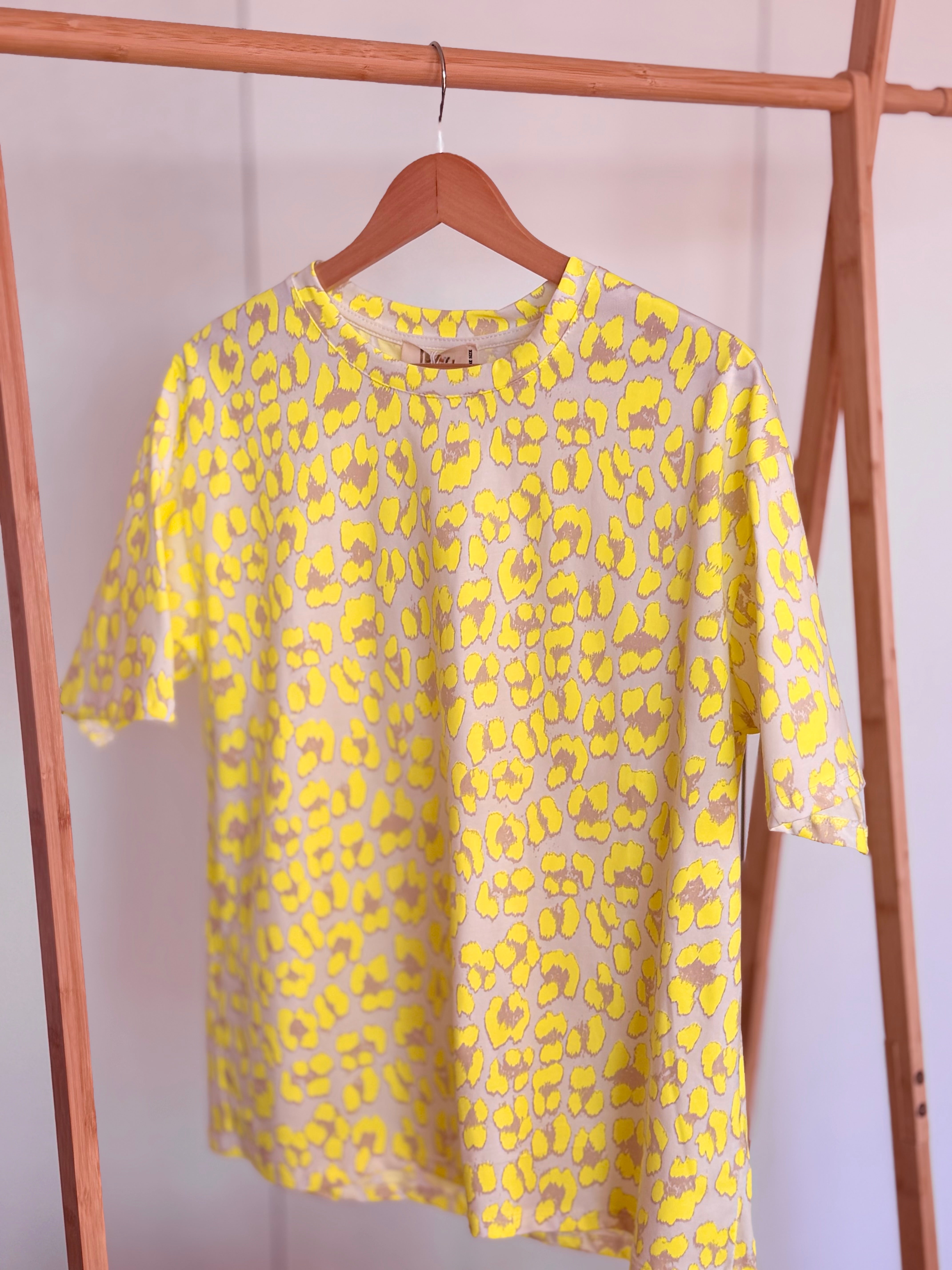 Tee shirt Léo ODESSA Jaune Fluo