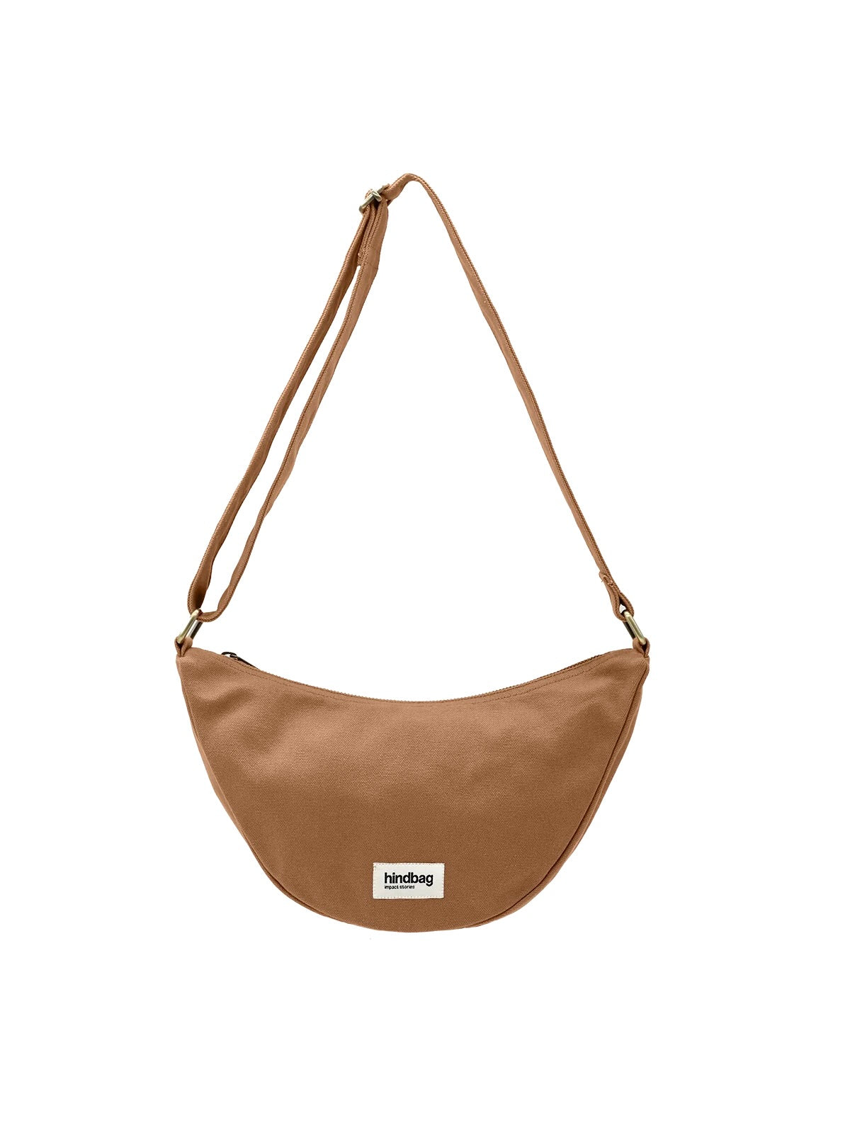 Sac banane demi-lune HINDBAG ANDRÉA Cannelle
