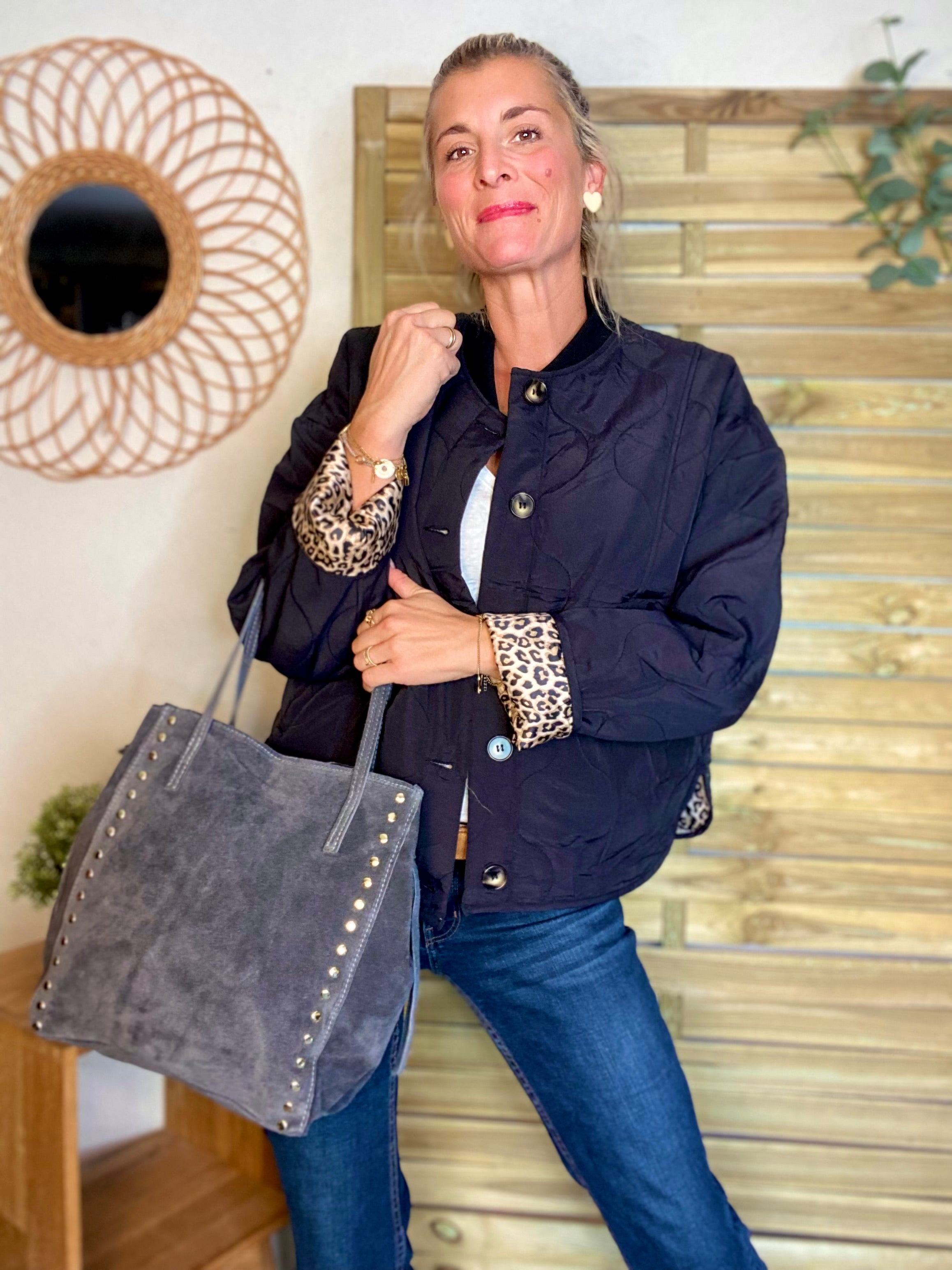 ⚡️ PÉPITES FRIDAY - Veste matelassée noir/léo HARPER