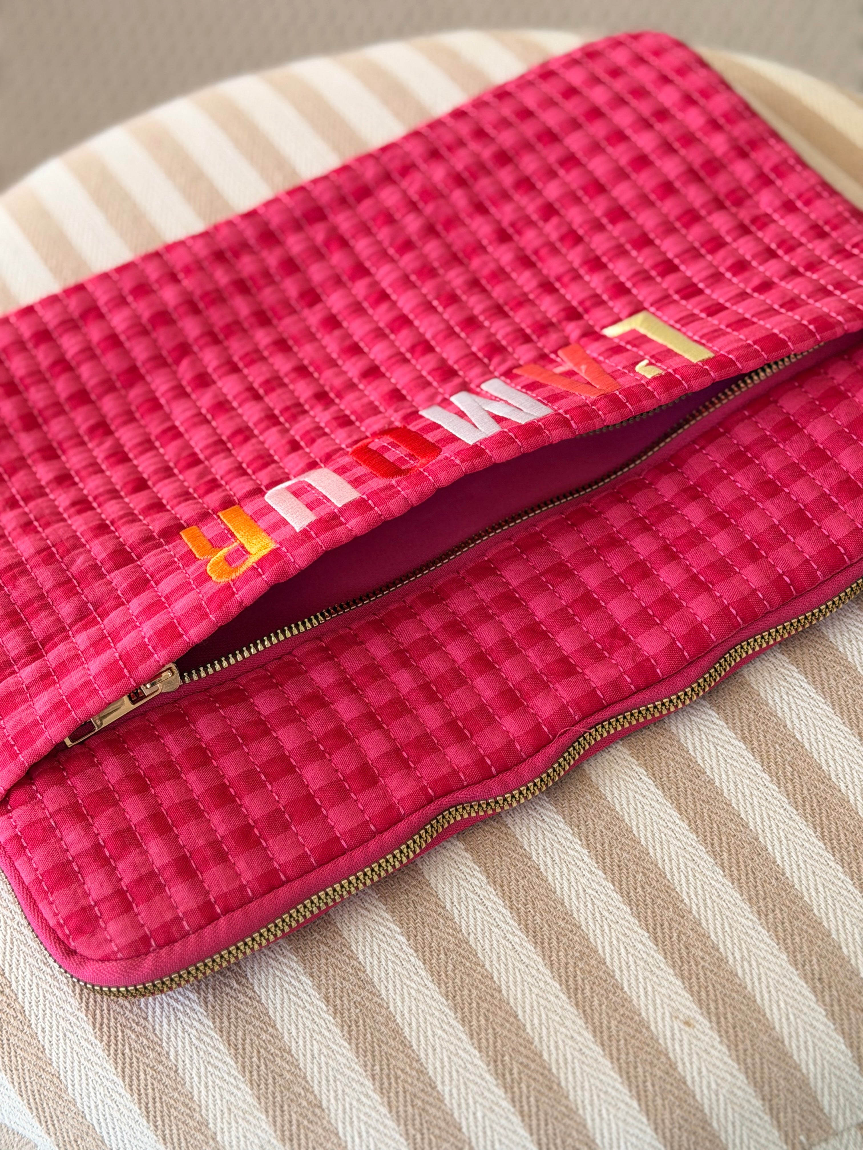 Pochette matelassée pour ordinateur 13´ L’AMOUR