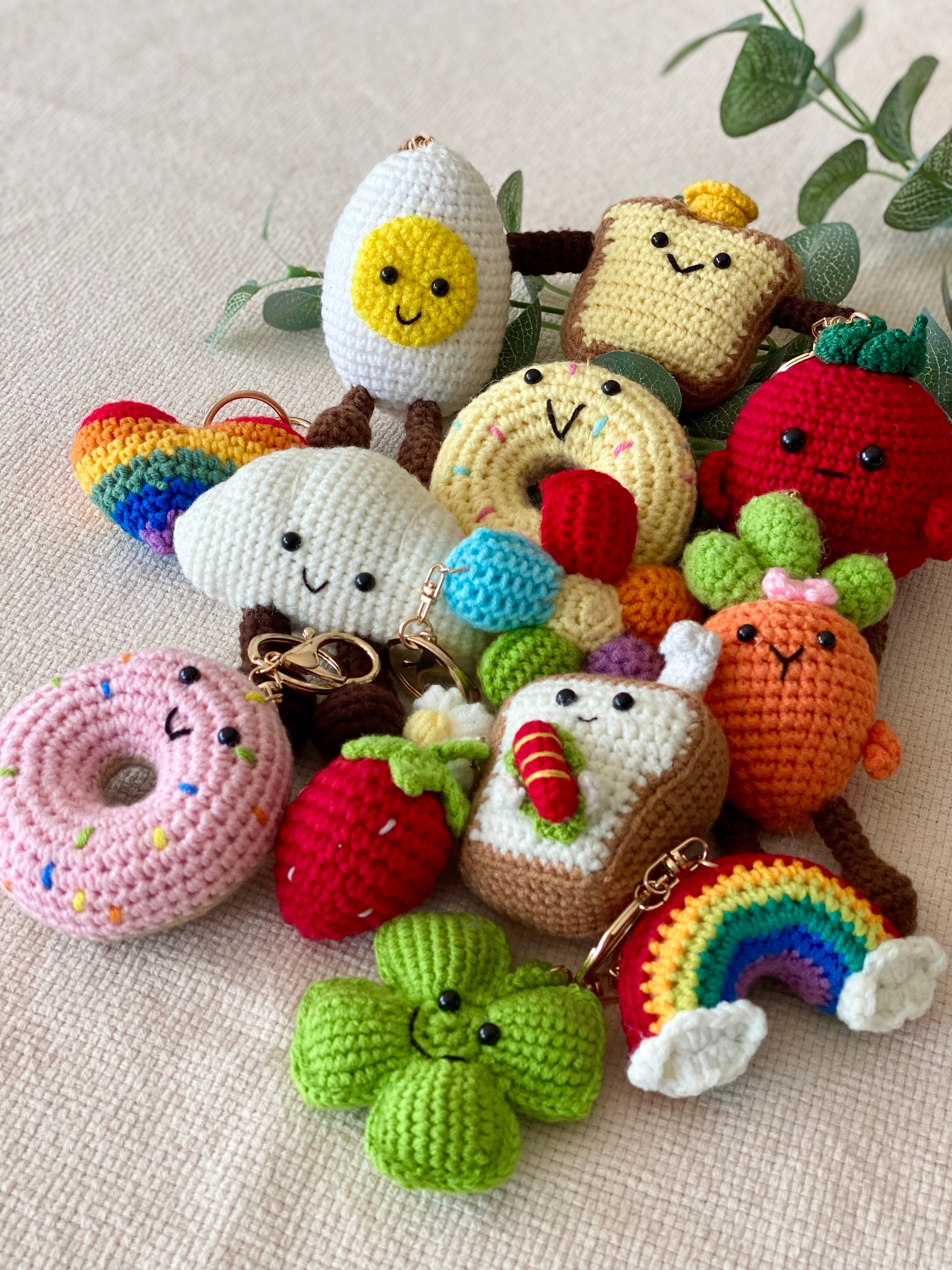 Porte-clefs Grigri en crochet ANATOLE