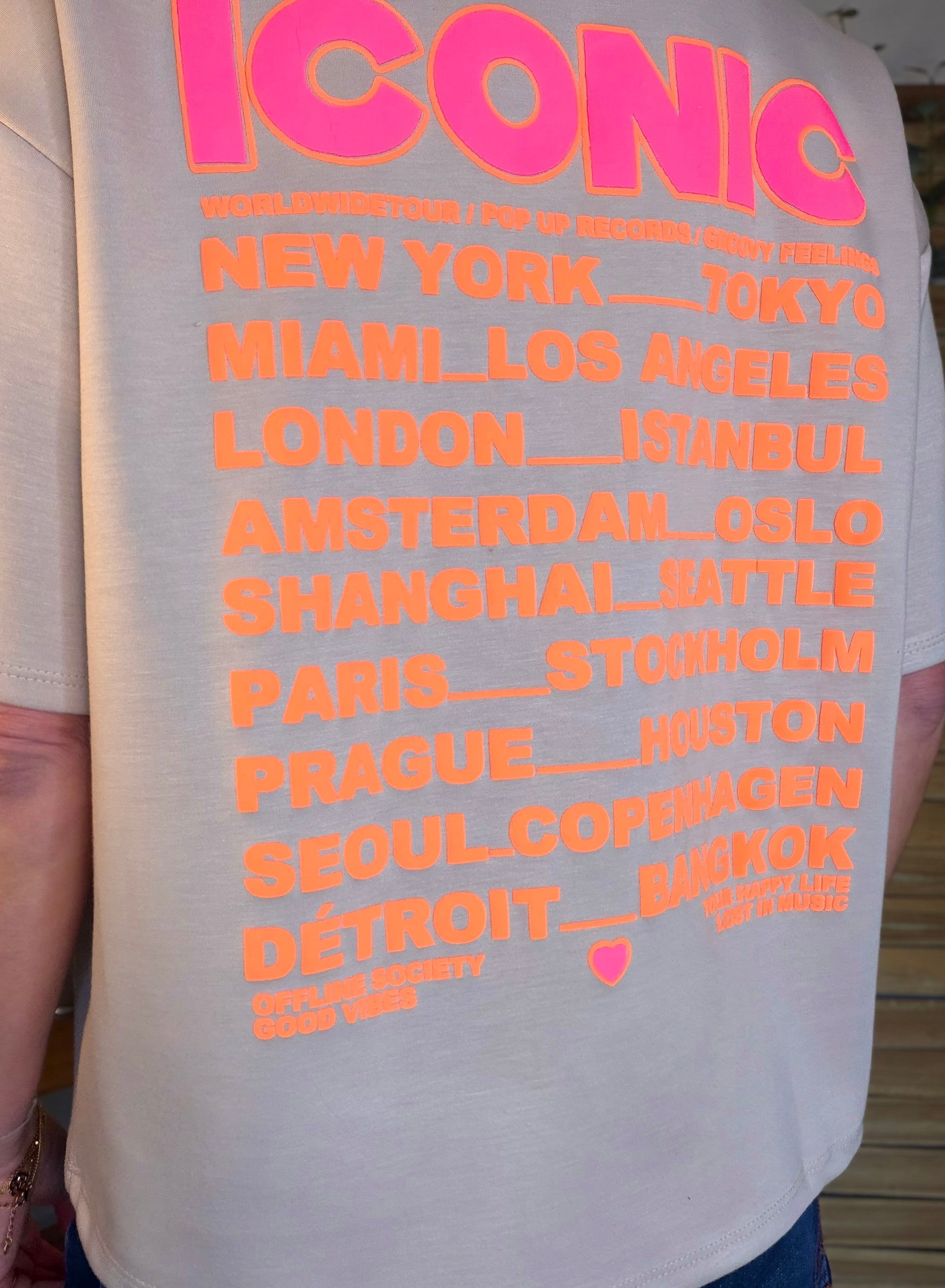 Tee shirt ICONIC - THÉA Beige