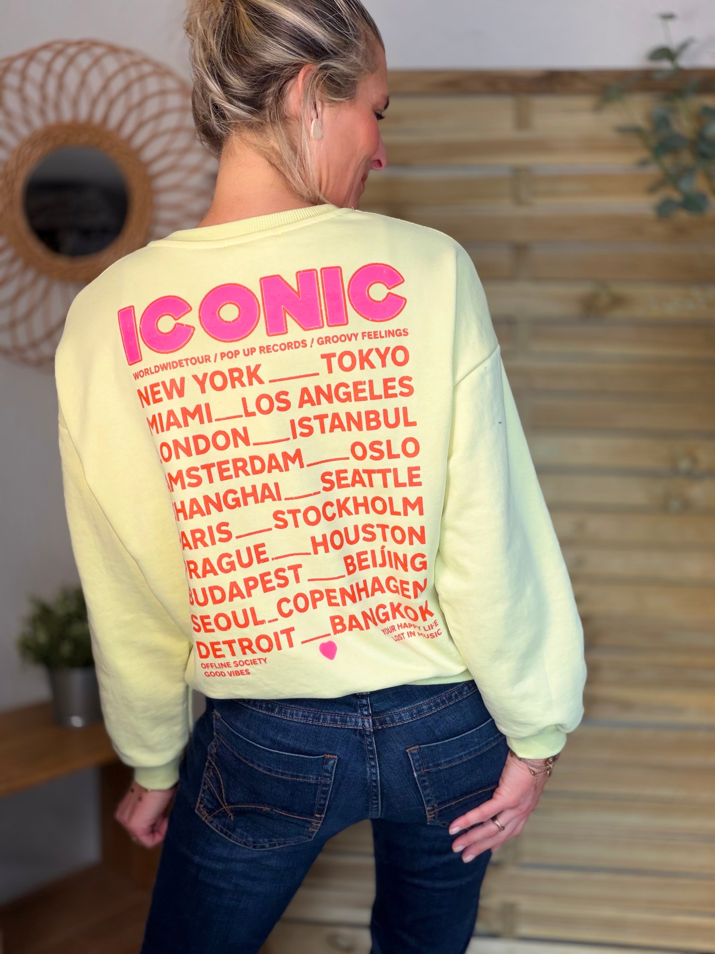 Sweat ICONIC COLINE - Jaune
