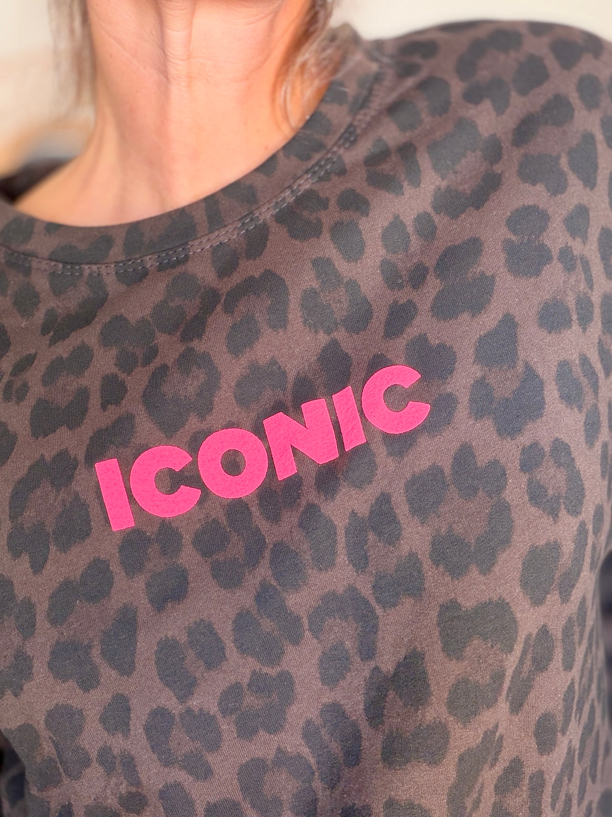 Sweat ICONIC léger 100% coton FAUSTINE Léo choco (taille 34 à 46) (Copie)