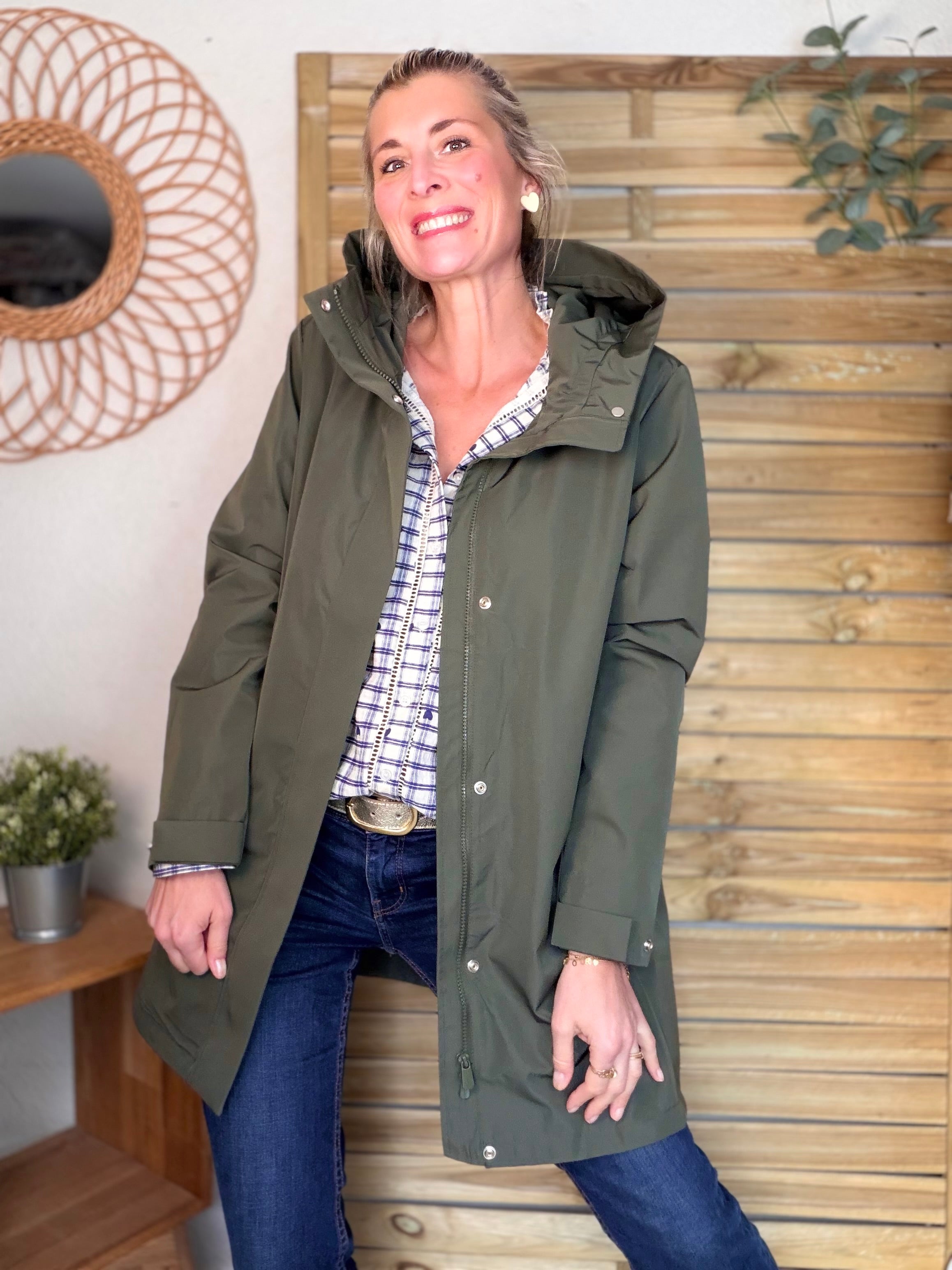 Imperméable LAURENCE long - Kaki