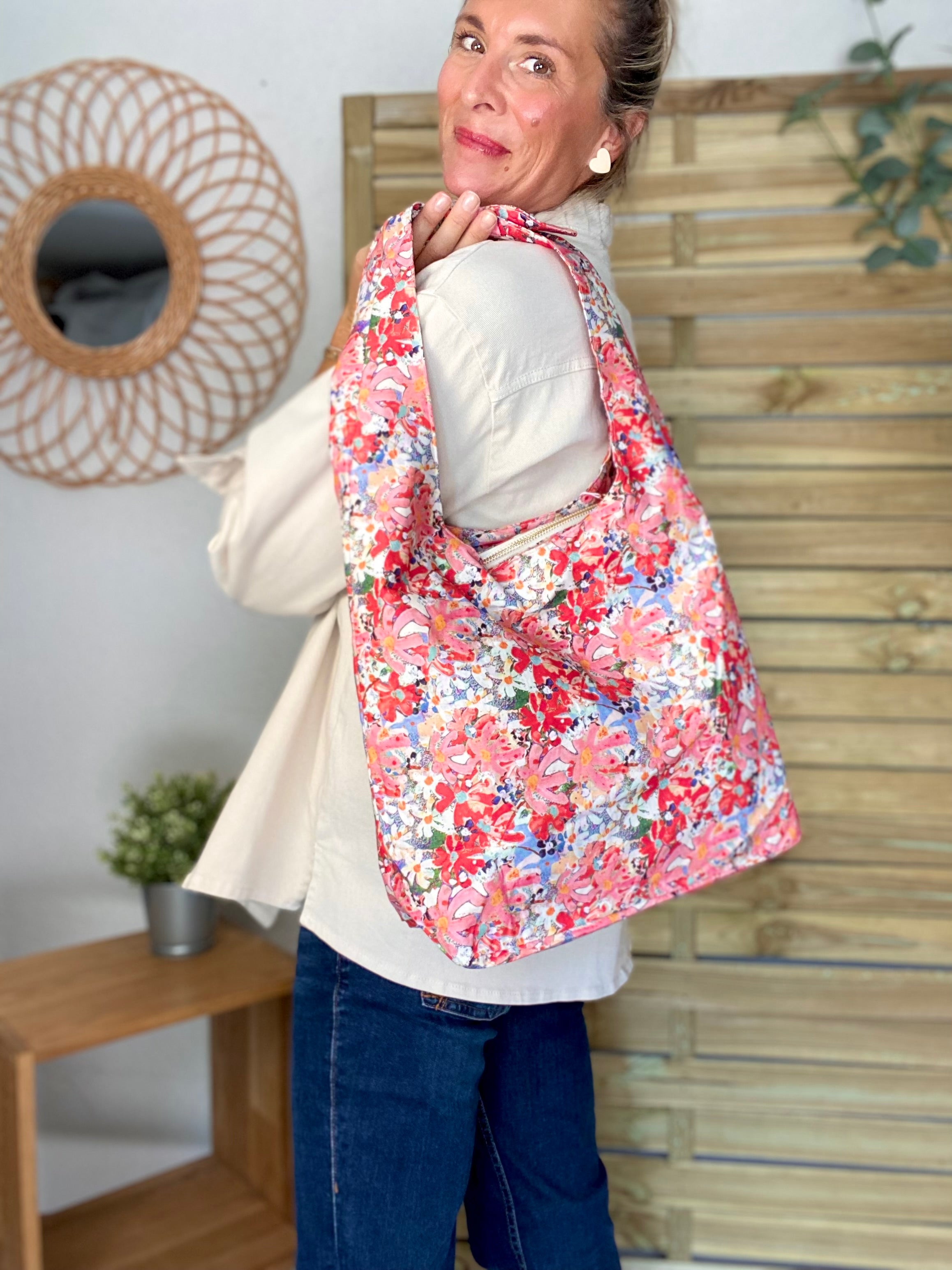 Sac cabas imprimé MEGAN - Floral