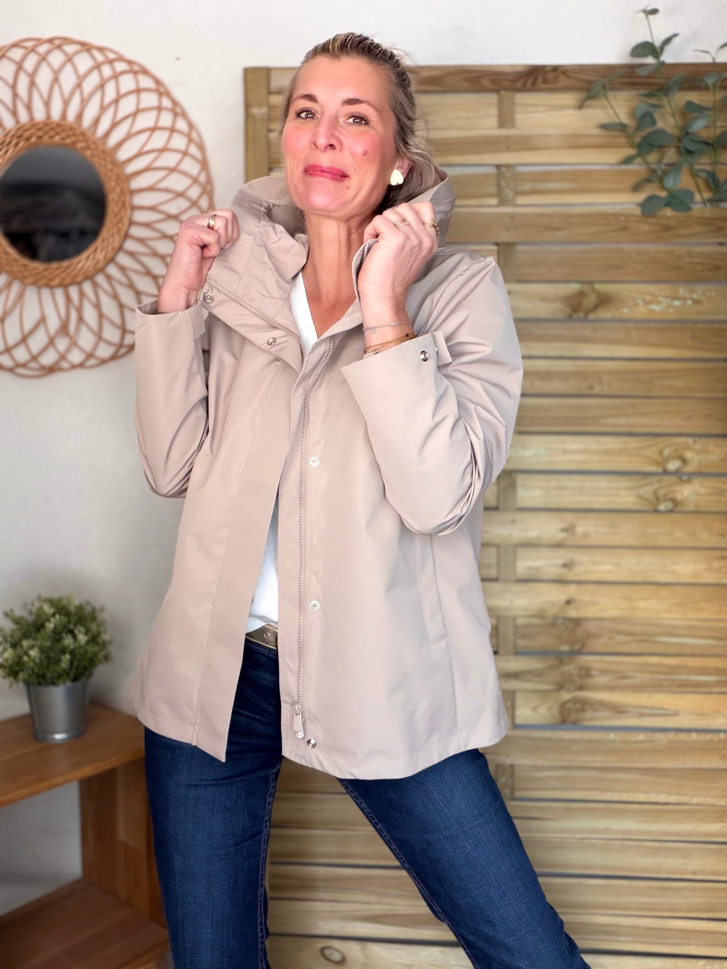 Imperméable LAURENCE mi-long - Beige