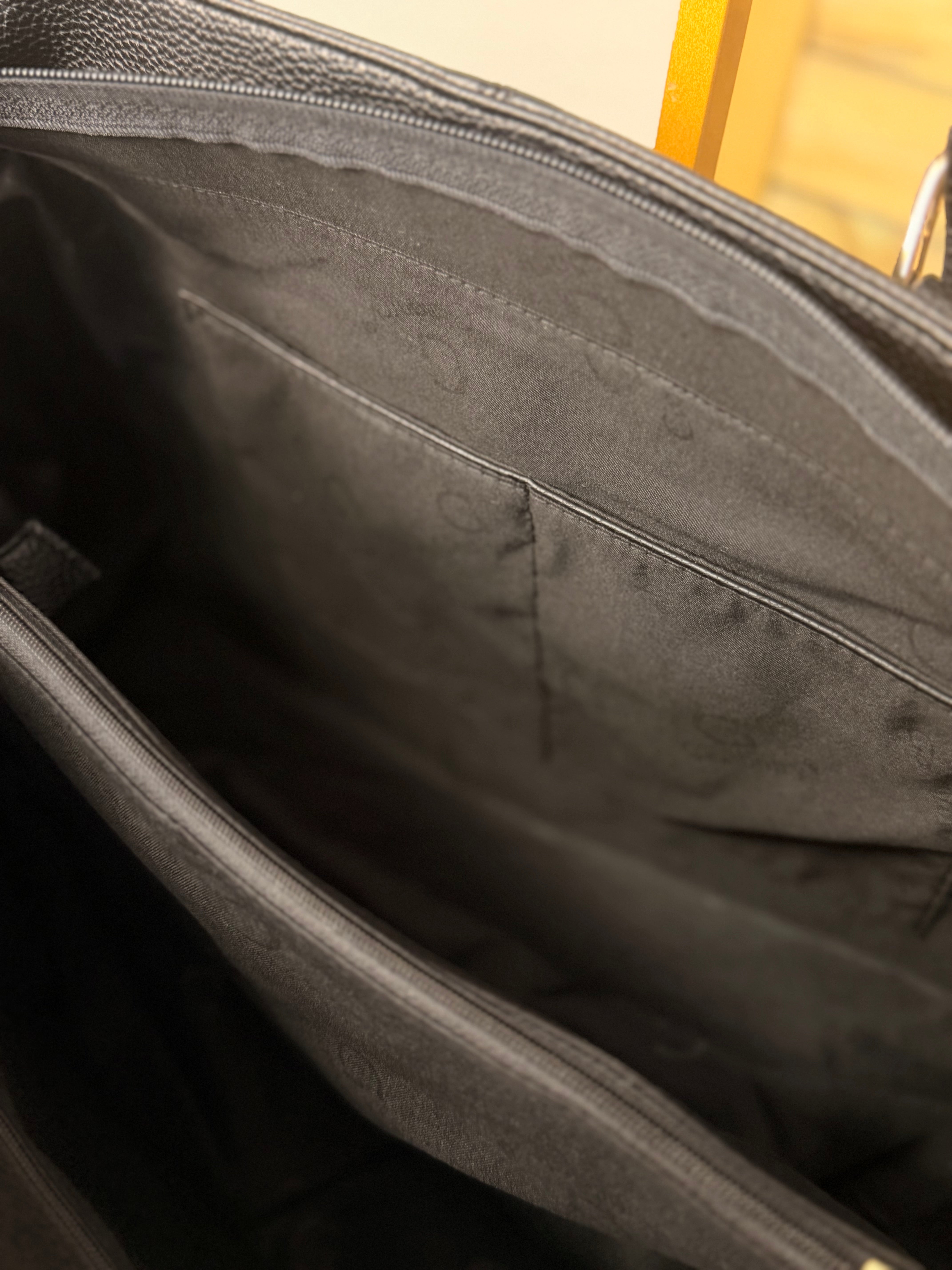 Sac cabas XL simili cuir CLÉA Noir
