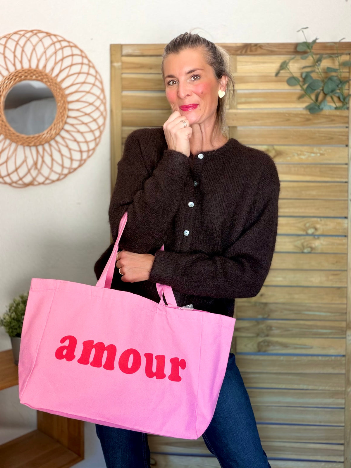 Gilet en maille MERYL - Chocolat brut