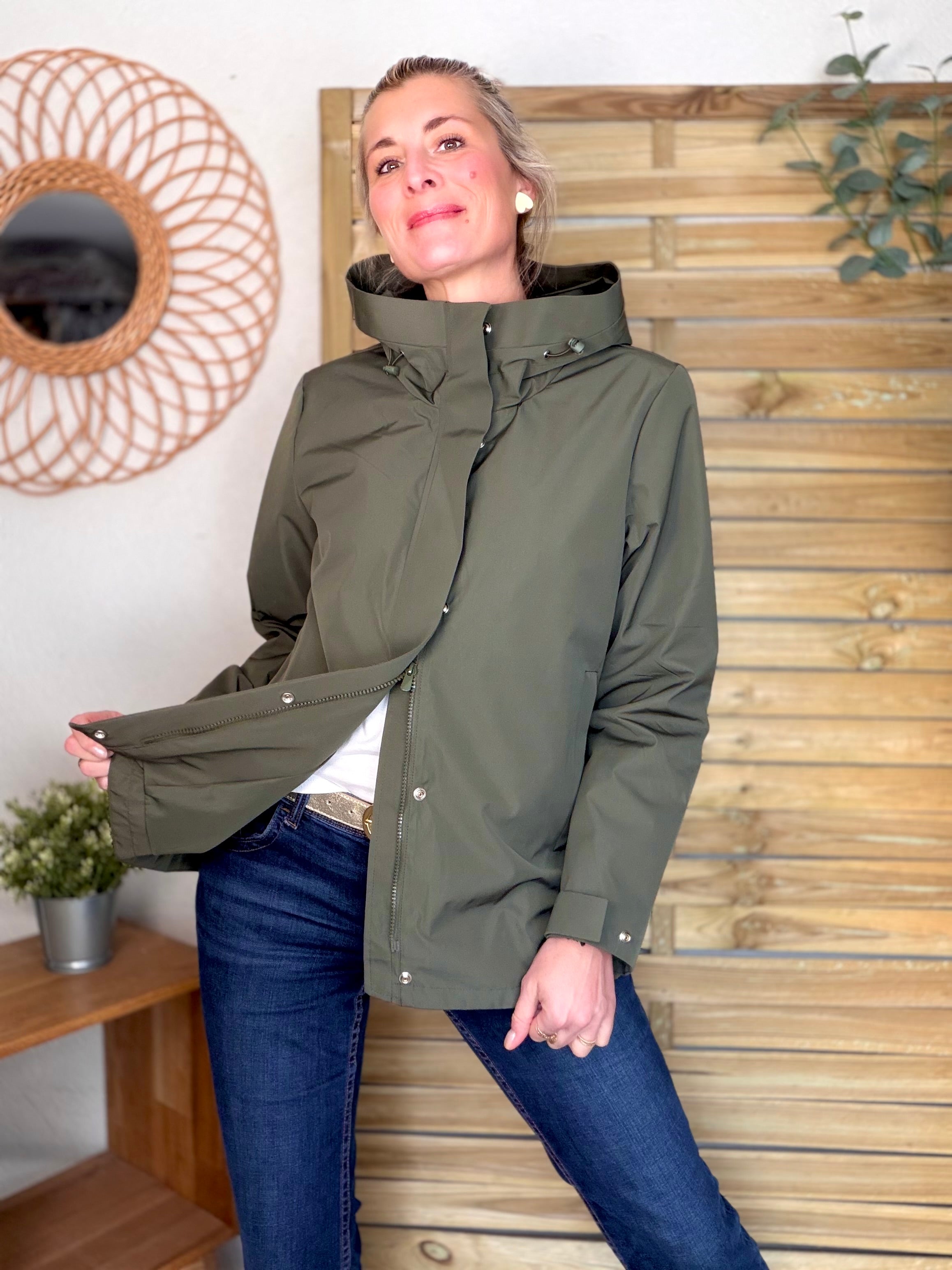 Imperméable LAURENCE mi-long - Kaki