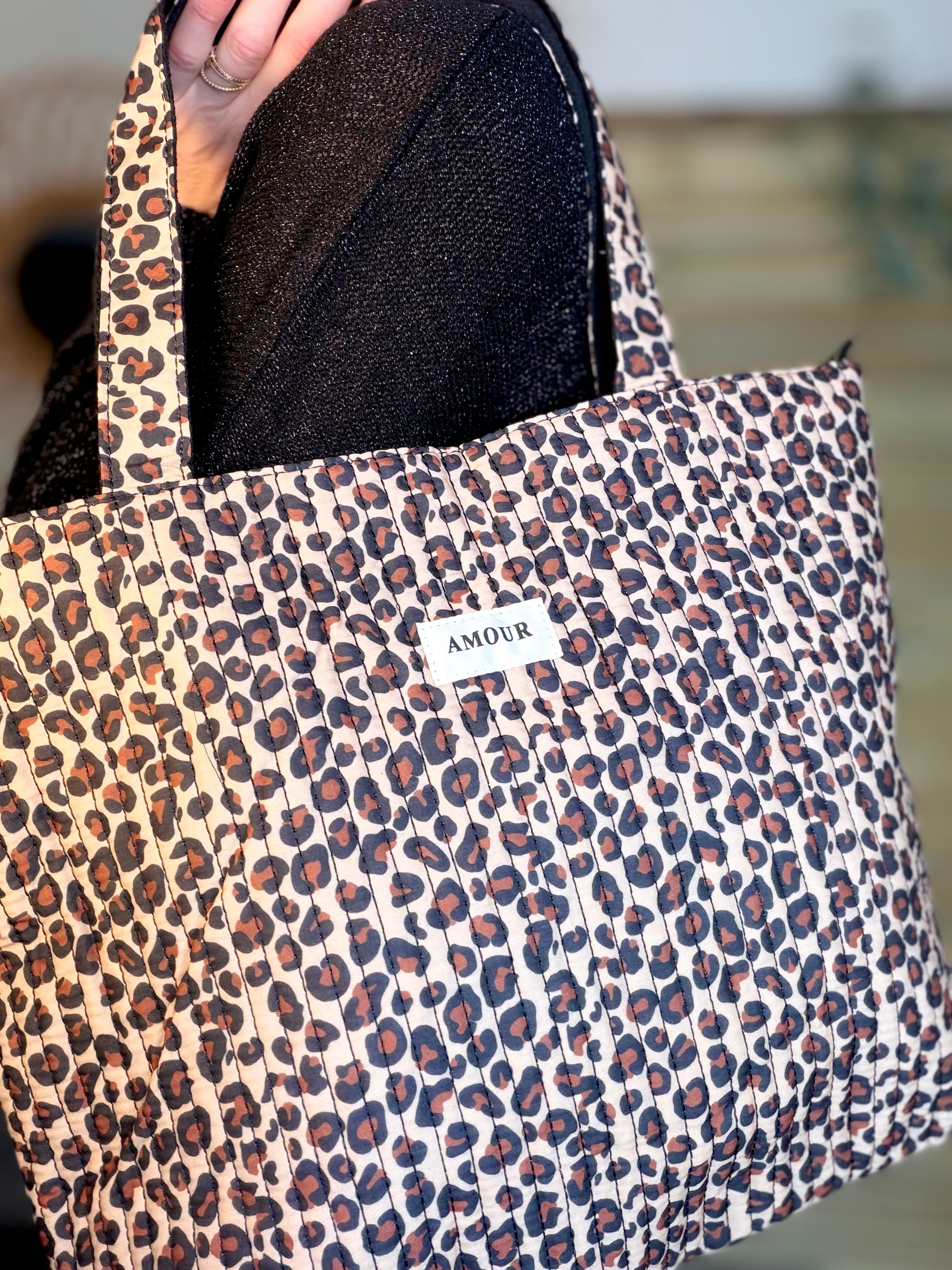Sac cabas imprimé PIERCE - Léo 🐆